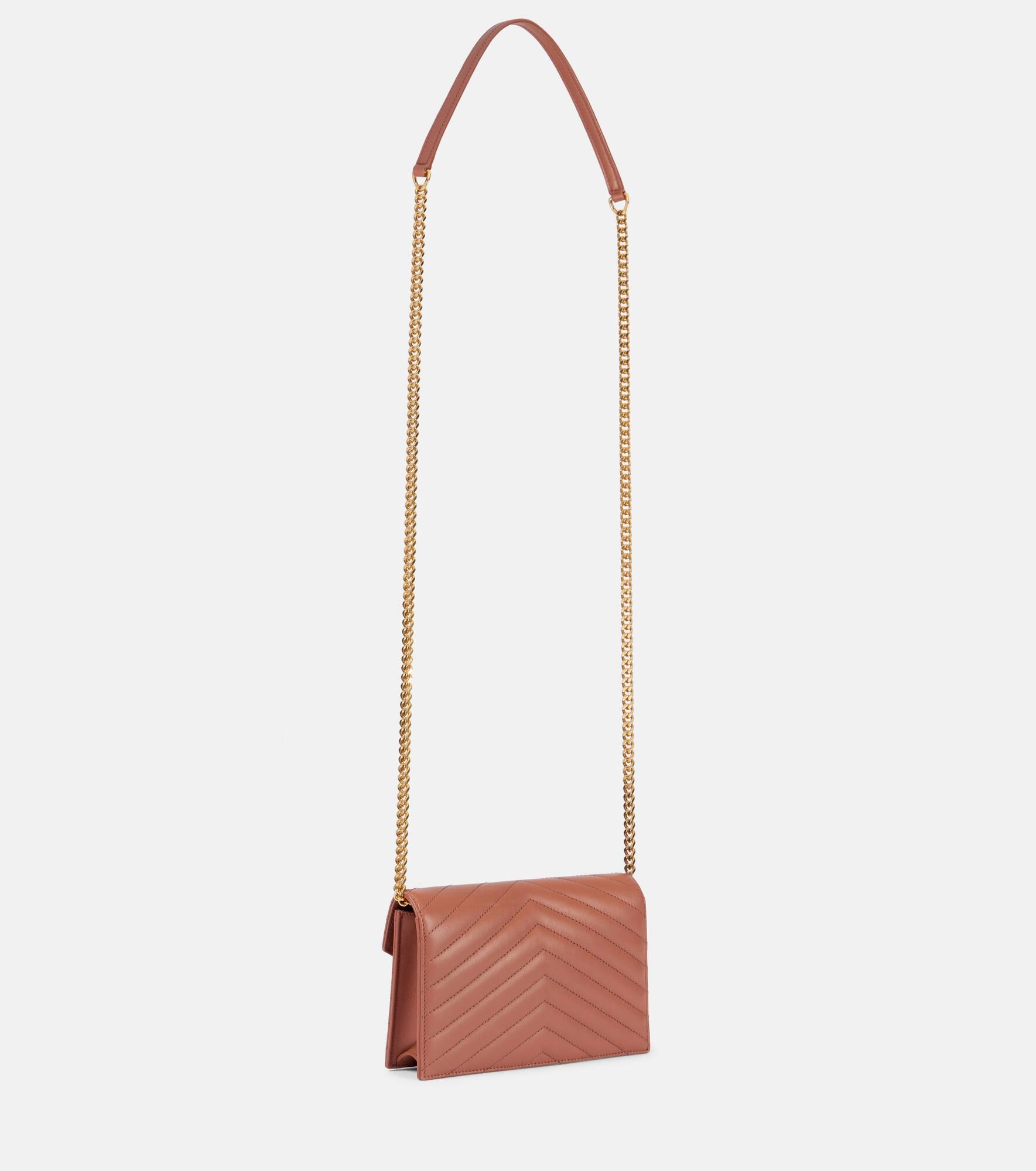 Cassandre matelassé leather wallet on chain - 4