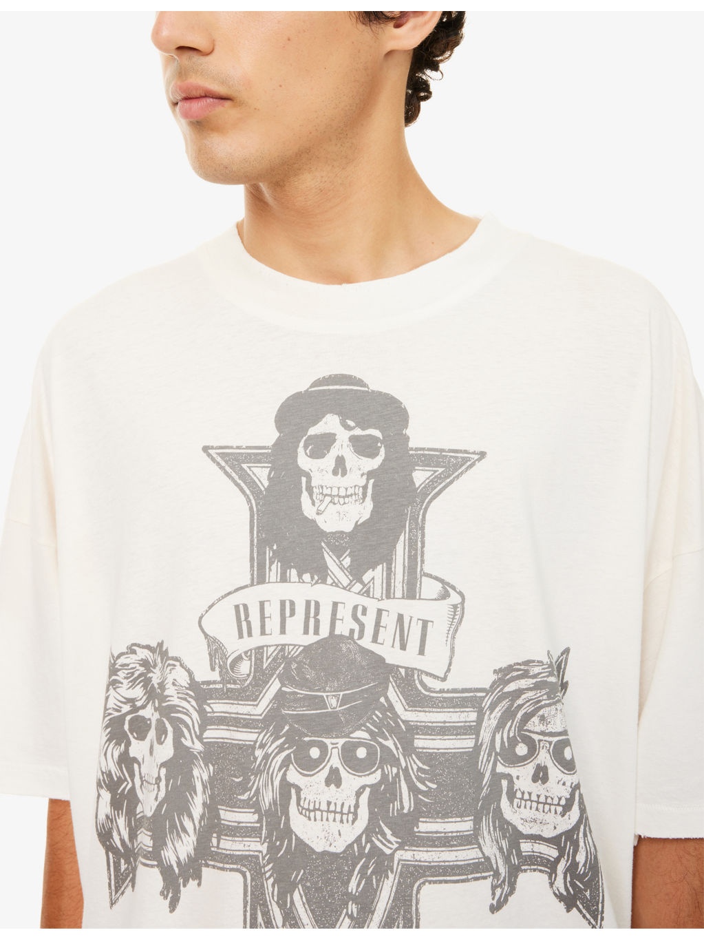 Represent x Guns N' Roses Cross Graphic-Print Cotton-Jersey T-Shirt - 5