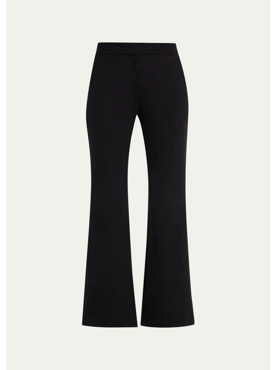 Gates Cropped Flare-Leg Pants - 1
