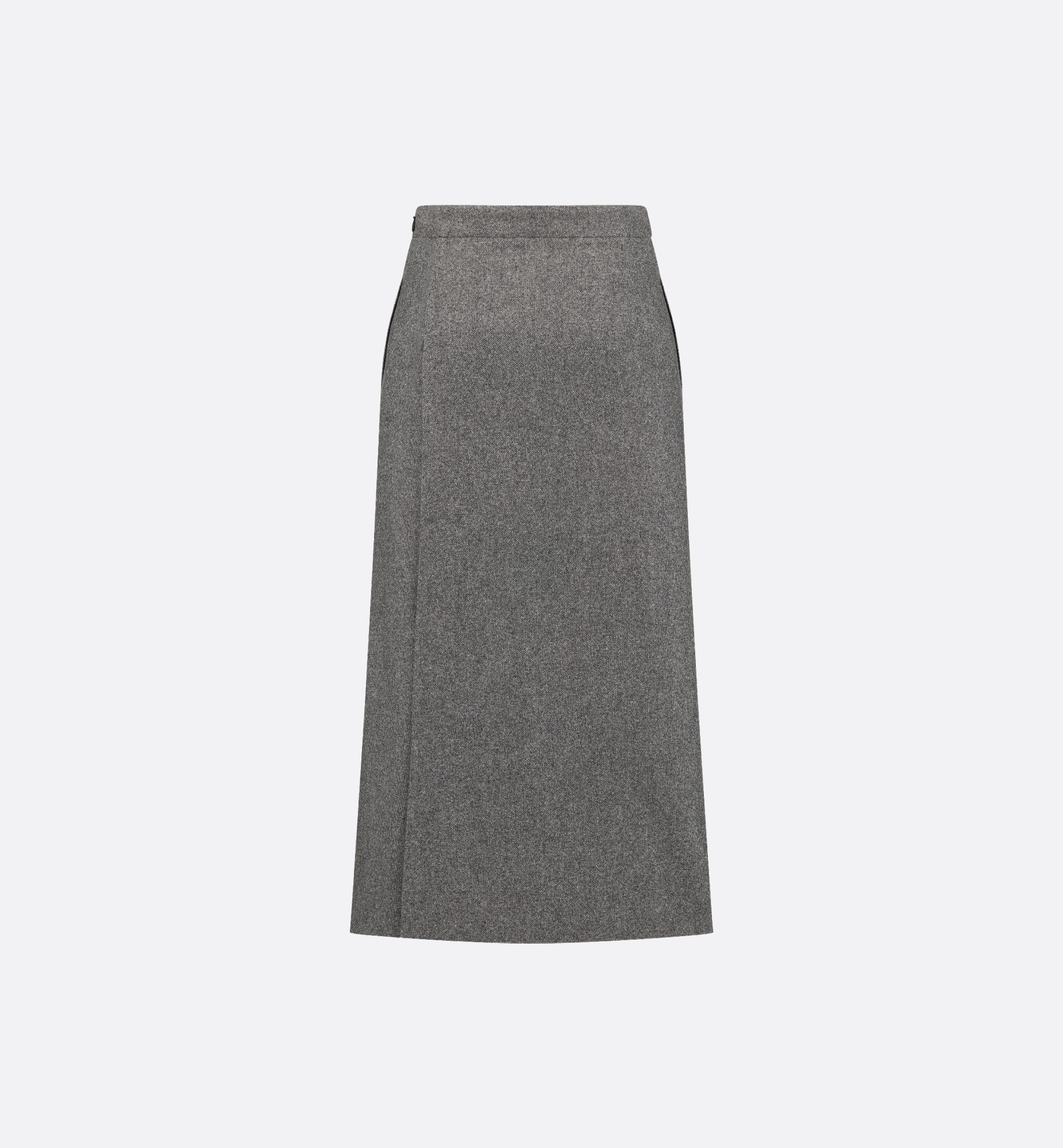 スカート Dior Straight Skirt Mid-Length Straight Skirt Black Wool Knit | DIOR