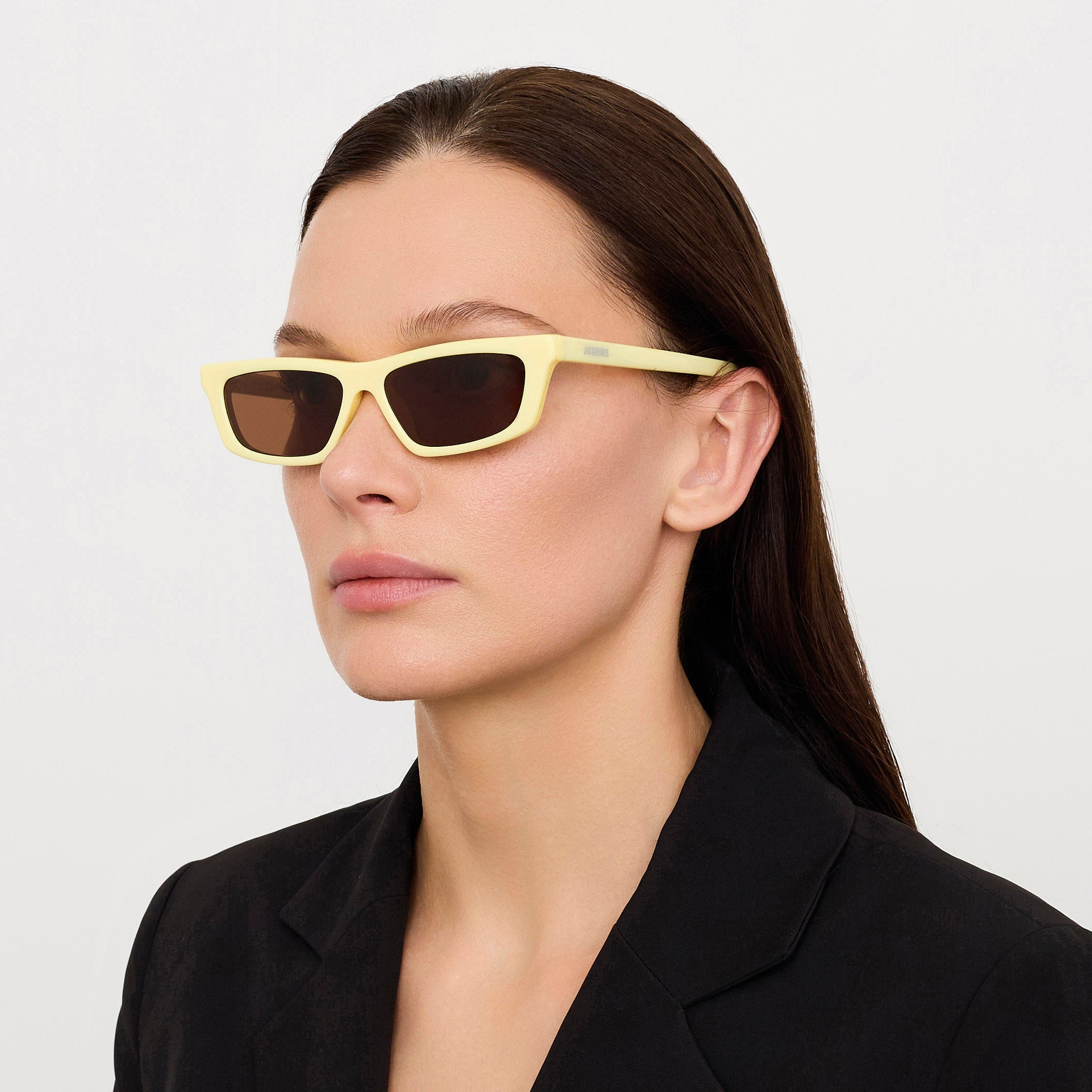 Trapezi Sunglasses in Yellow Stripe - 3