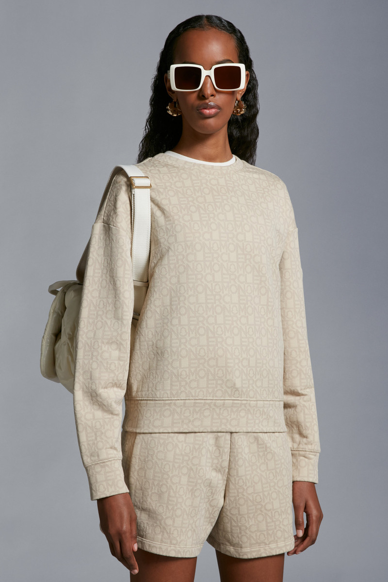 Moncler Monogram Jacquard Sweatshirt outlook