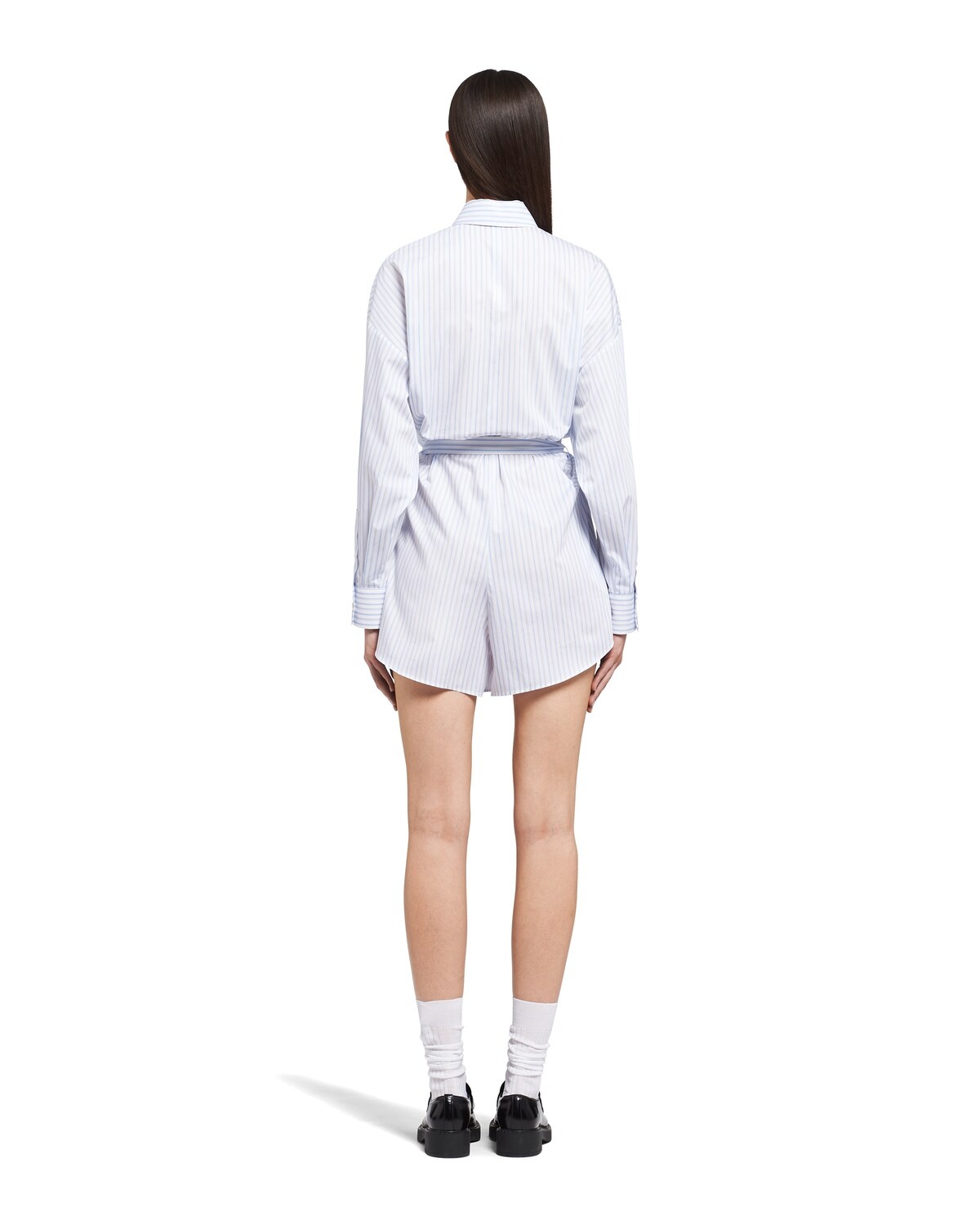 Printed cotton twill jumpsuit - 4