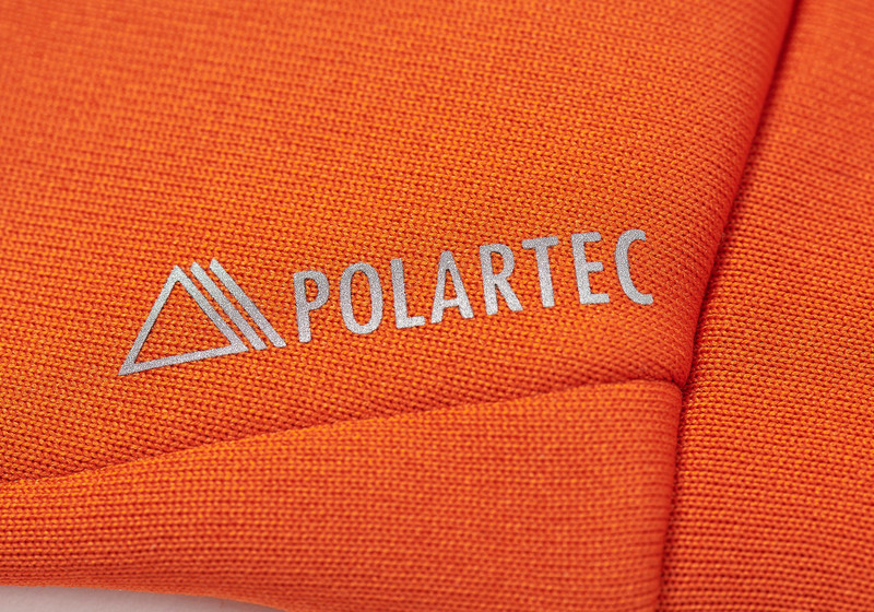 POLARTEC POWERSTRETCH GLOVES ORANGE 5