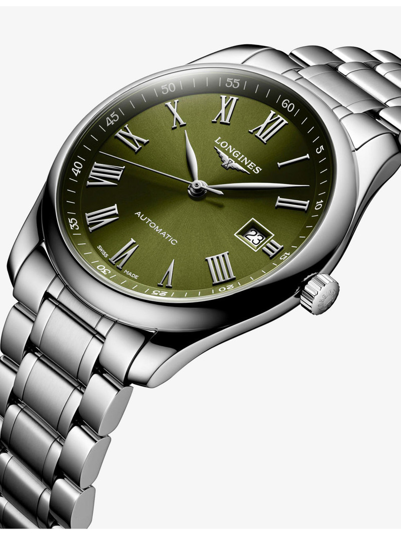 Longines L2.793.4.09.6 Master Collection 40mm Green Dial Stainless-Steel Automatic Watch outlook