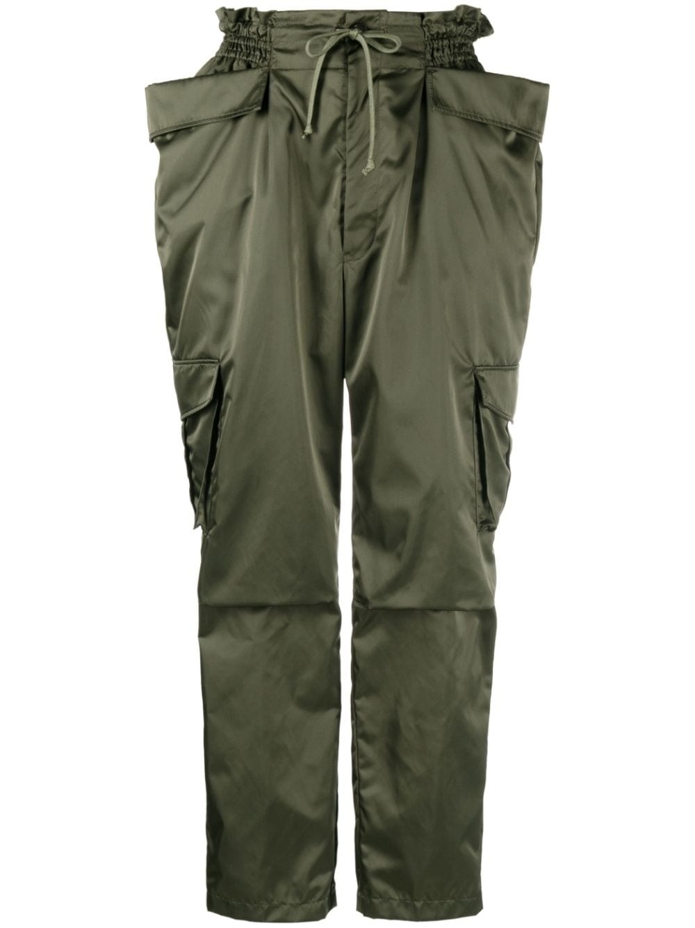 drawstring cargo pants - 1