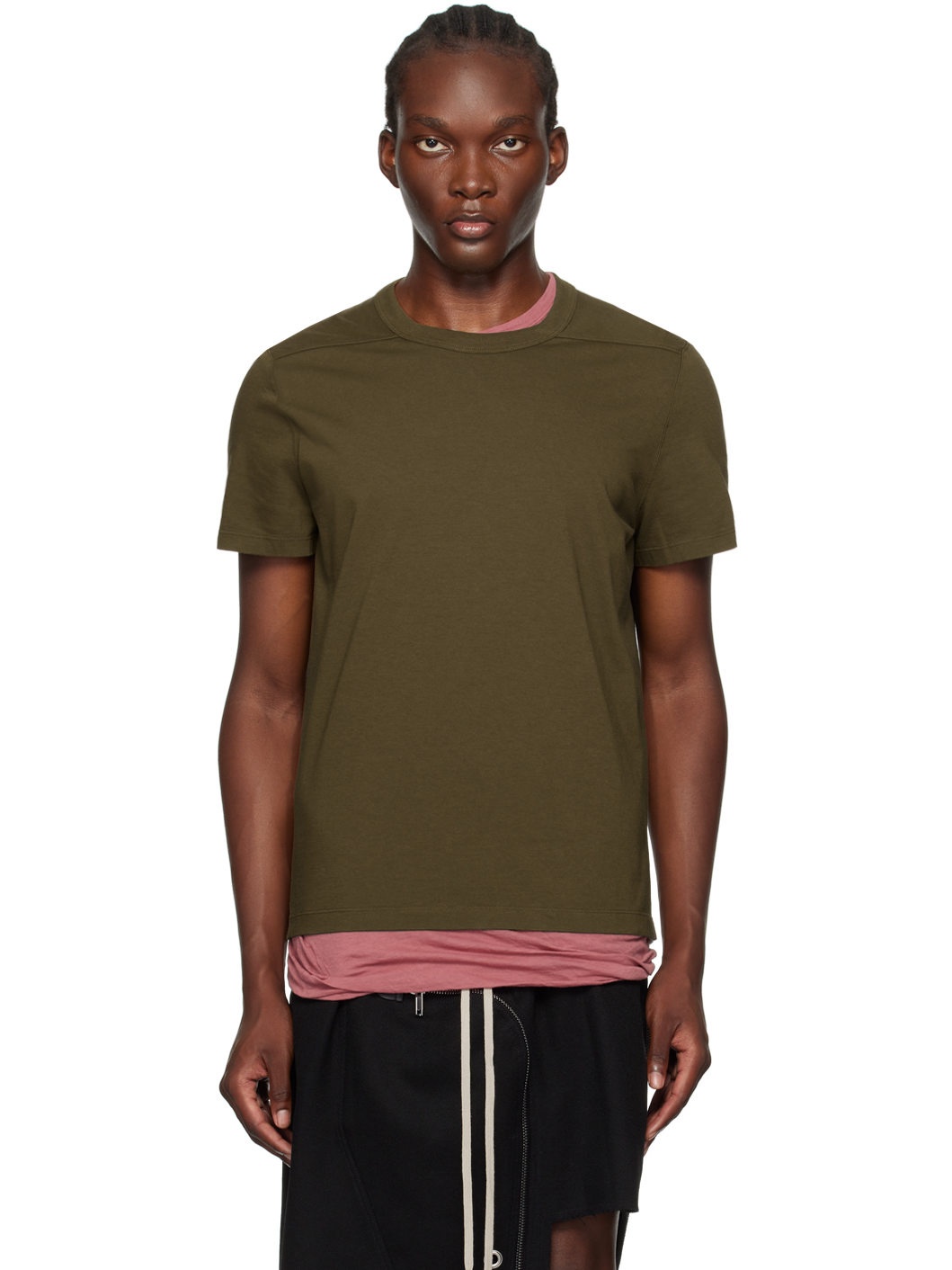 Khaki Porterville Short Level T-Shirt - 1