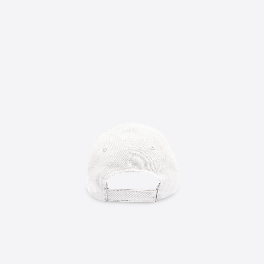 Balenciaga Cap in White/black - 2