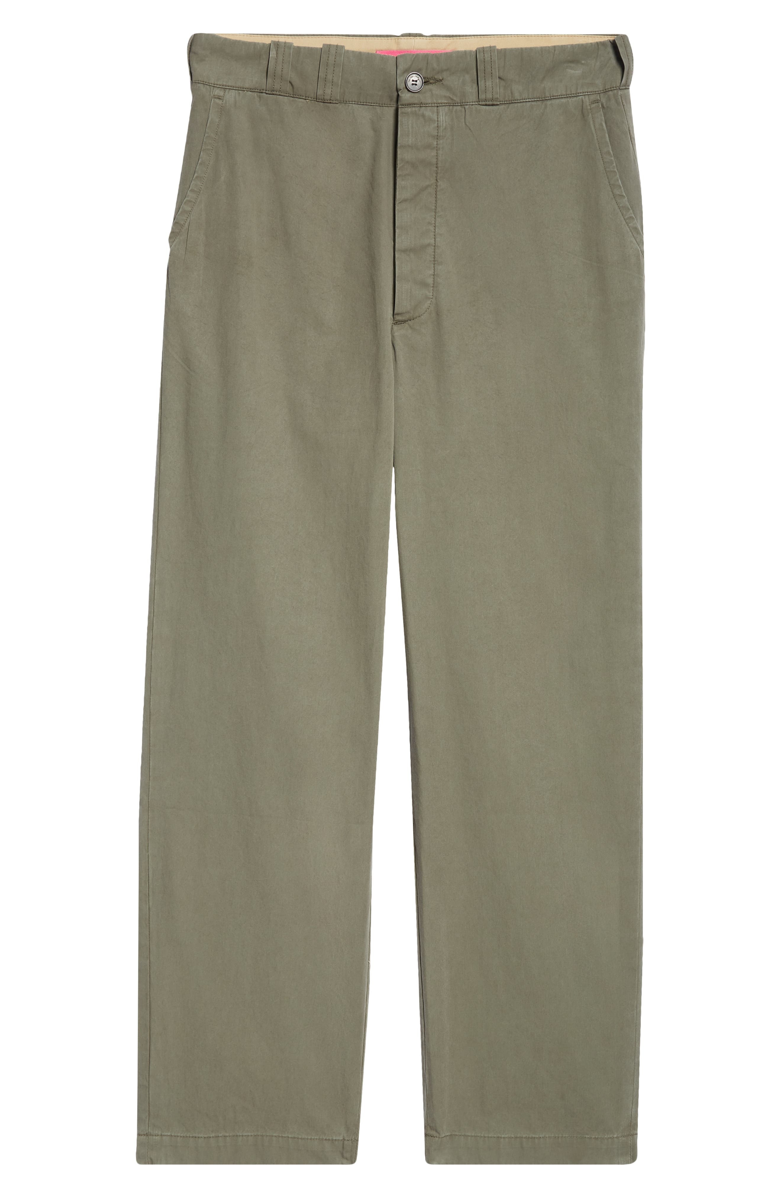 The Elder Statesman Norm Workwear Wide Leg Pants in New Olive at Nordstrom - 5