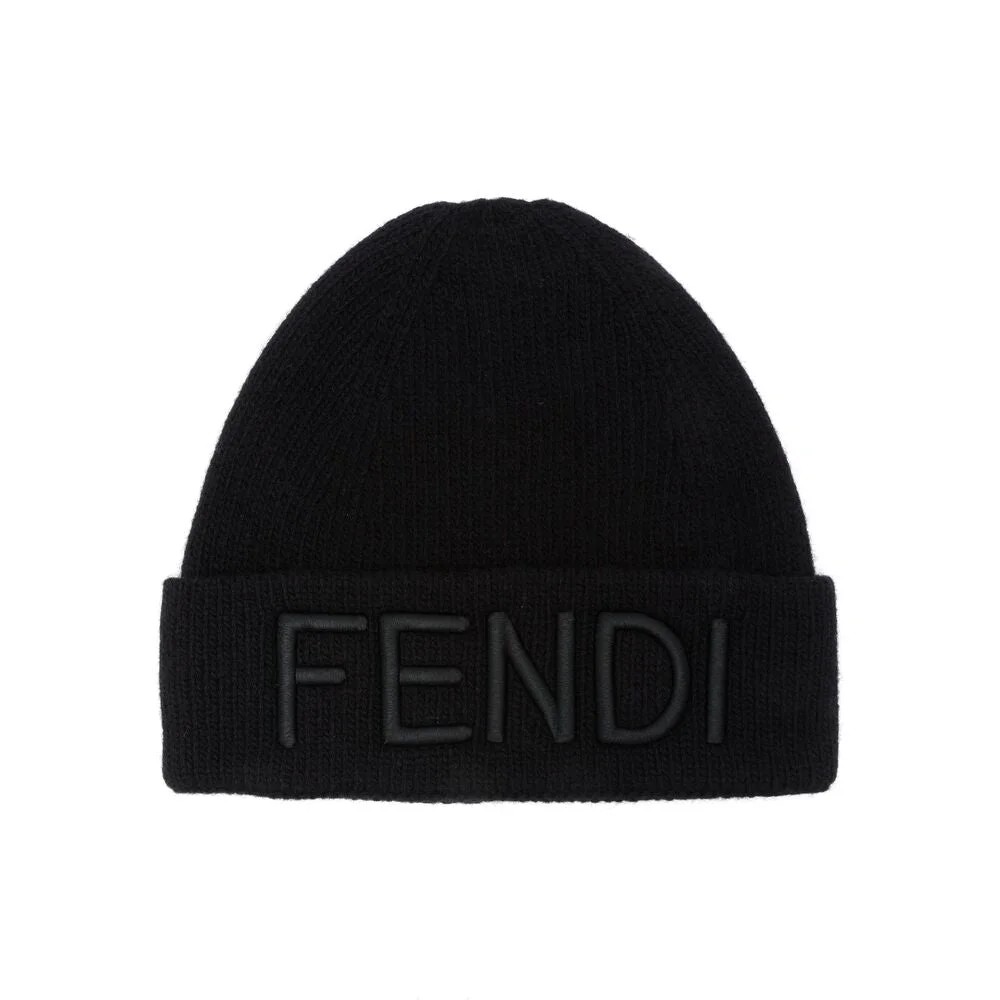 Fendi Black Hats Men - 1
