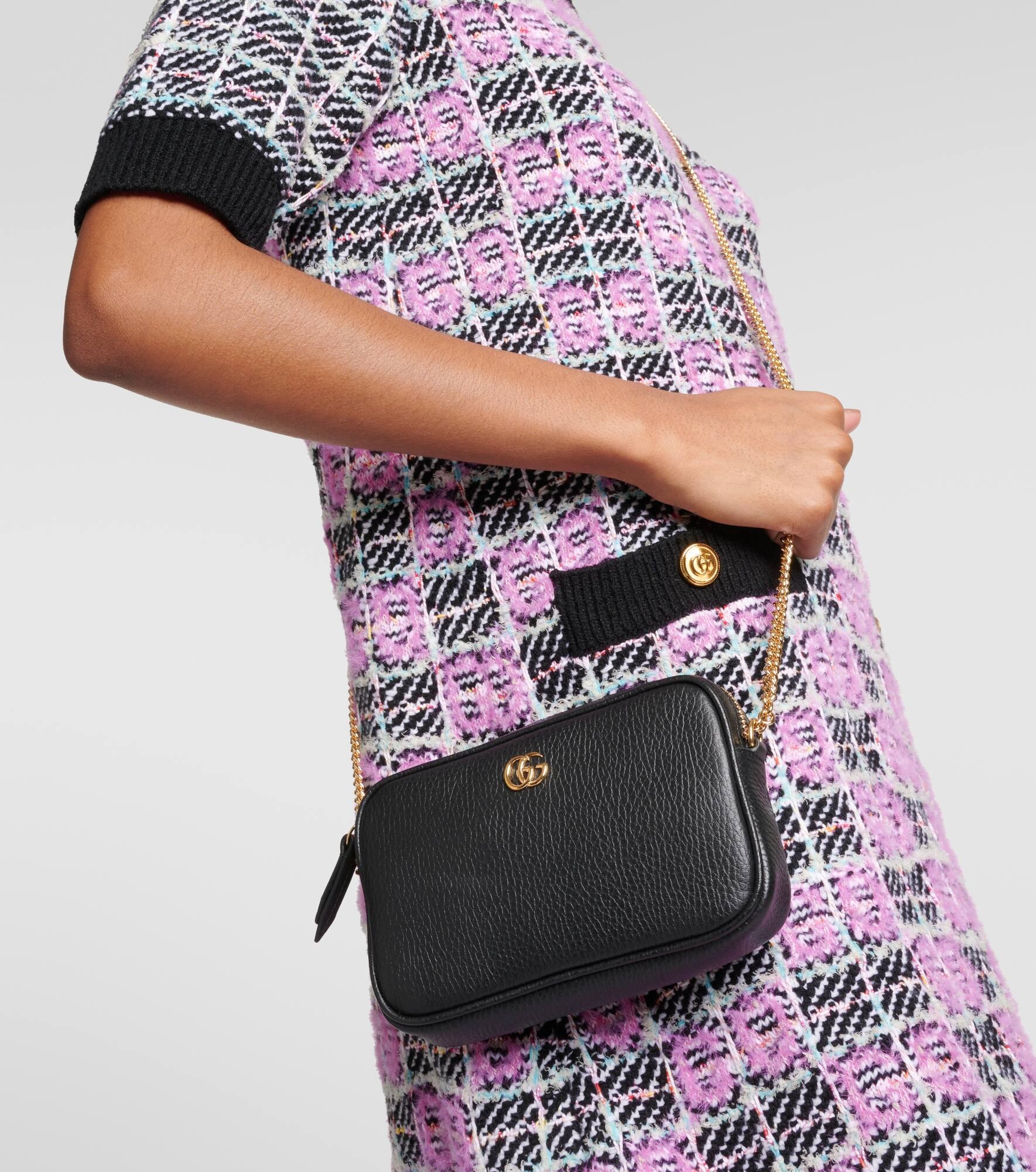 GG Marmont Mini leather shoulder bag - 2