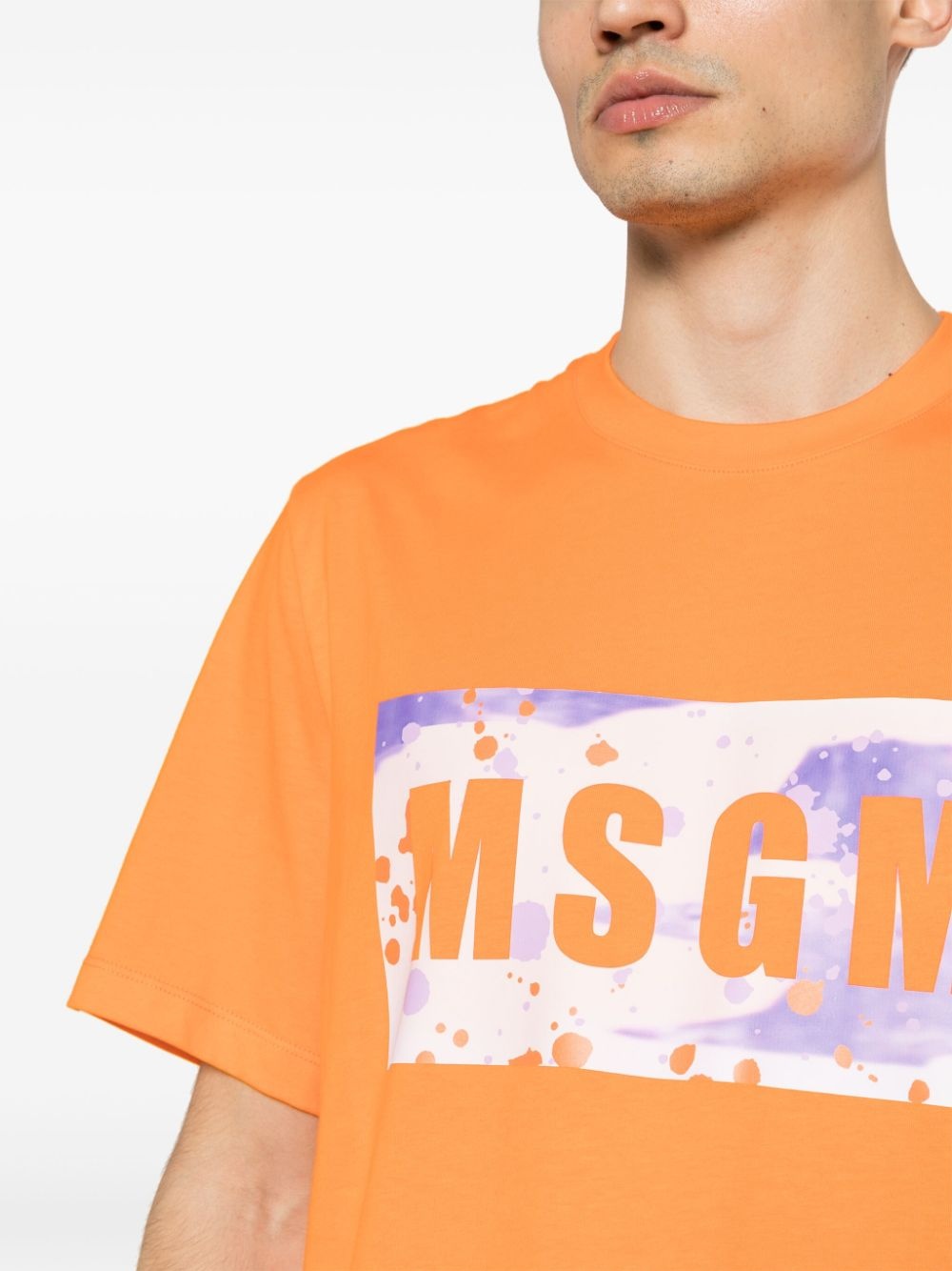 logo-print cotton T-shirt - 5