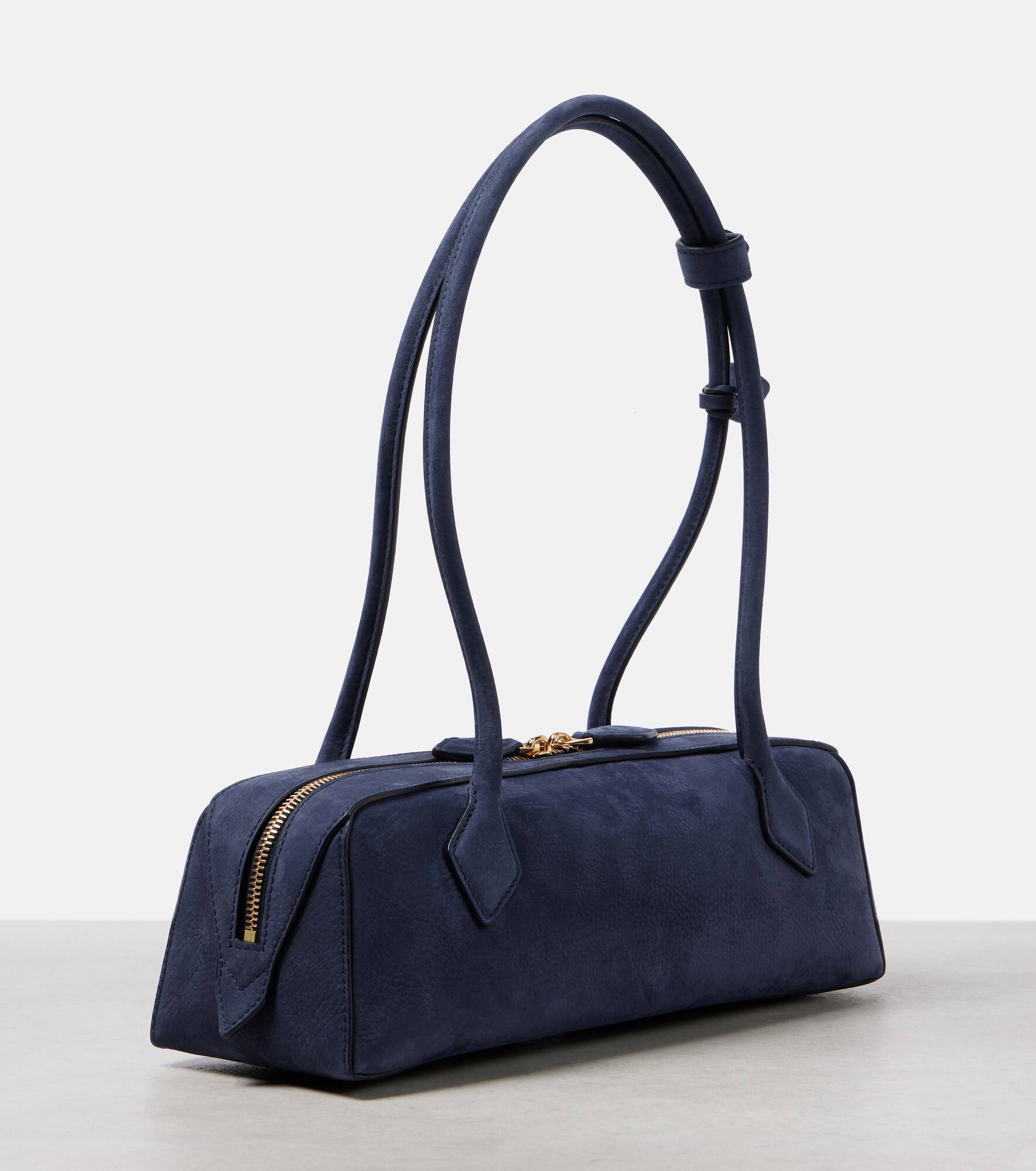 Le Teckel suede shoulder bag - 4