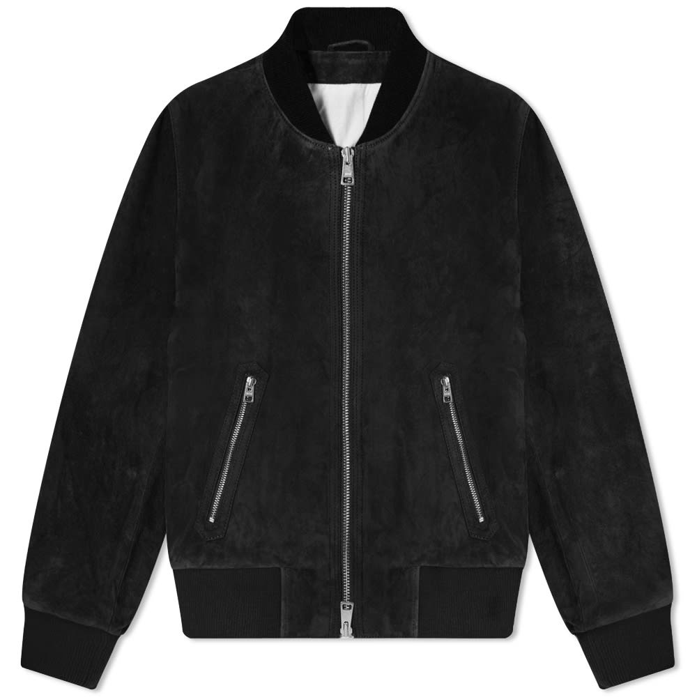 AMI Suede Bomber Jacket - 1