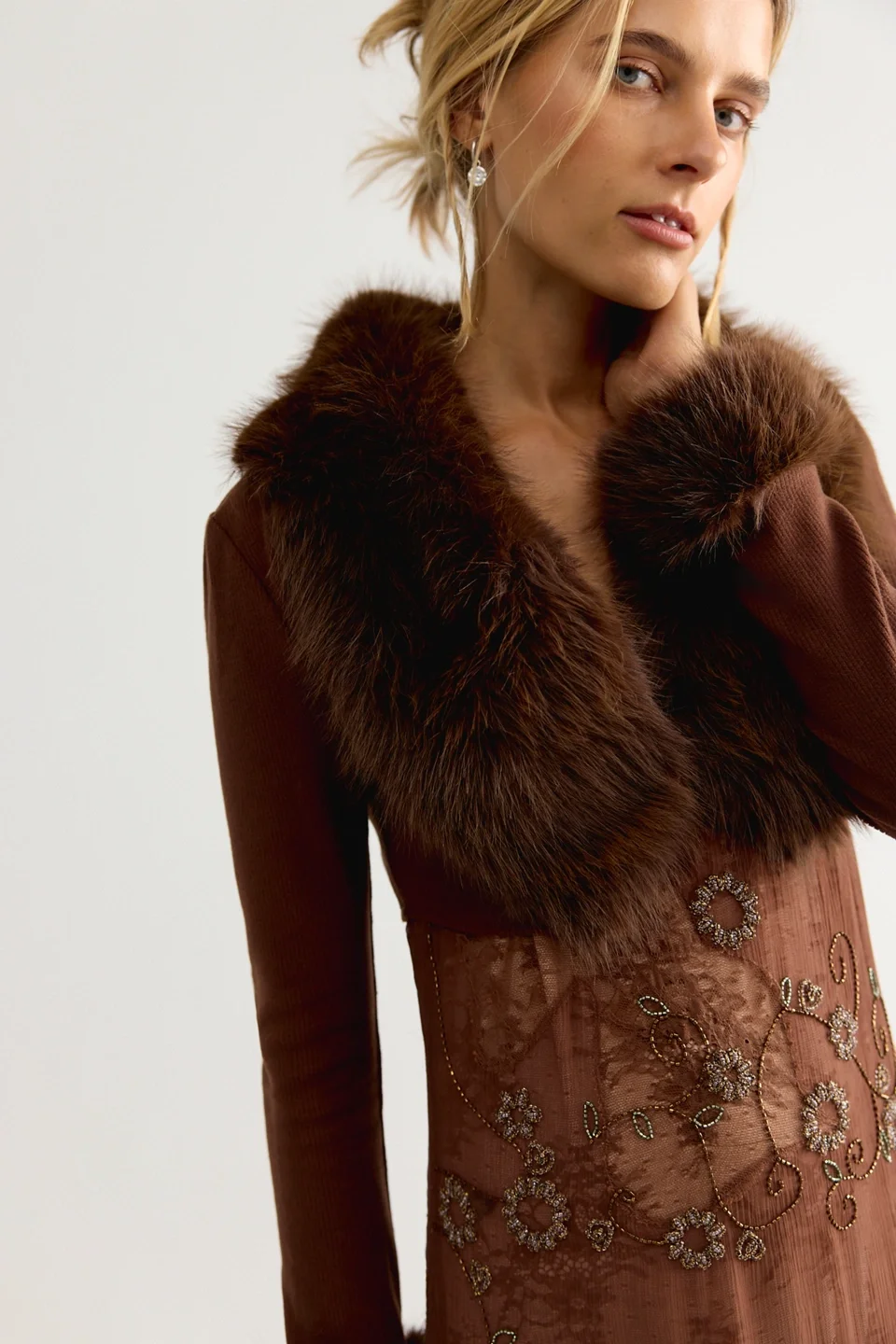 Penny Lane Fur Bolero - 1