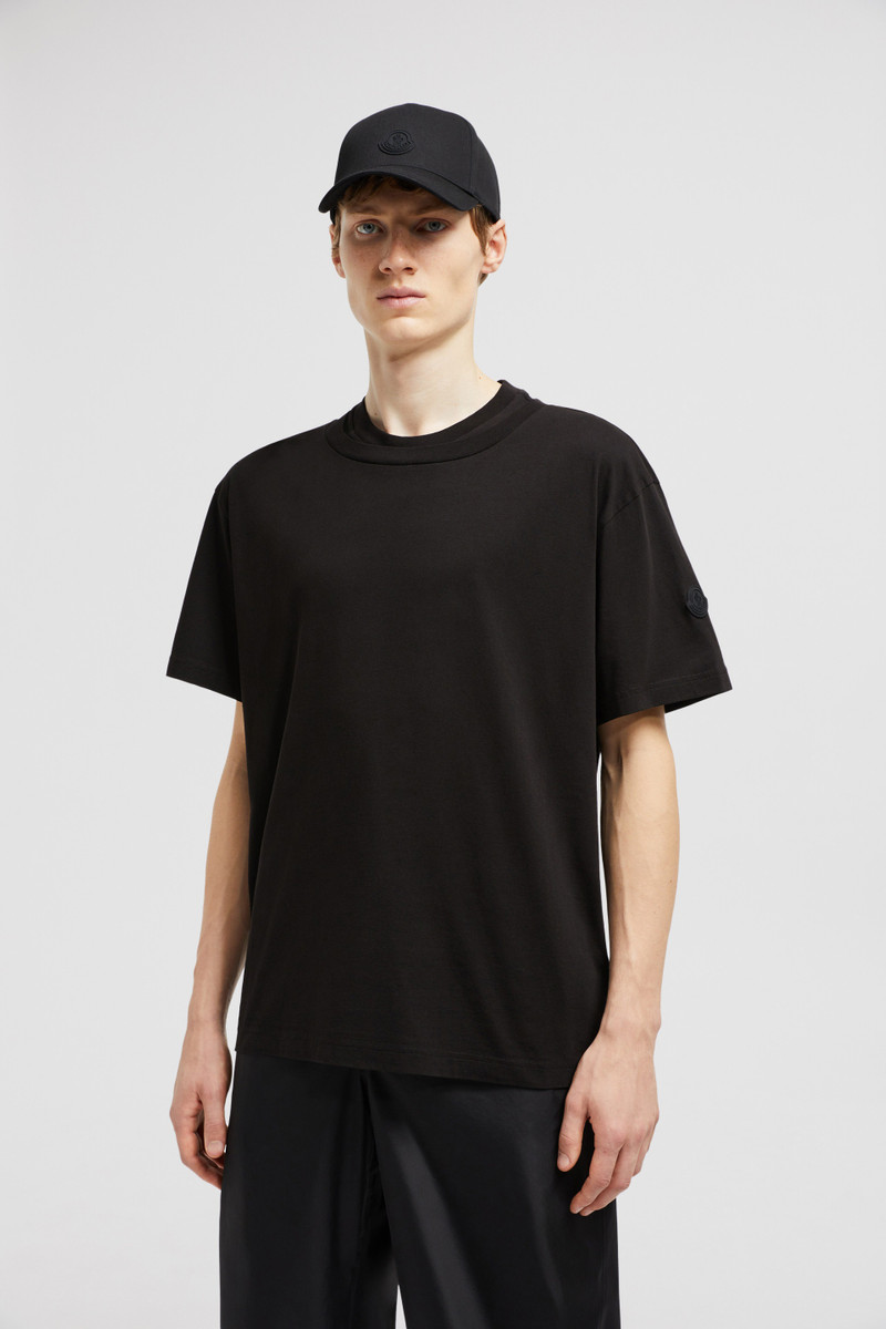 Moncler Double Collar Cotton T-Shirt outlook