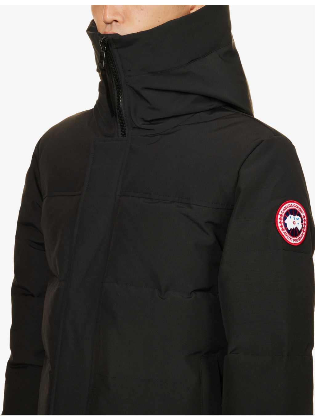 Macmillan funnel-neck twill-down parka jacket - 5