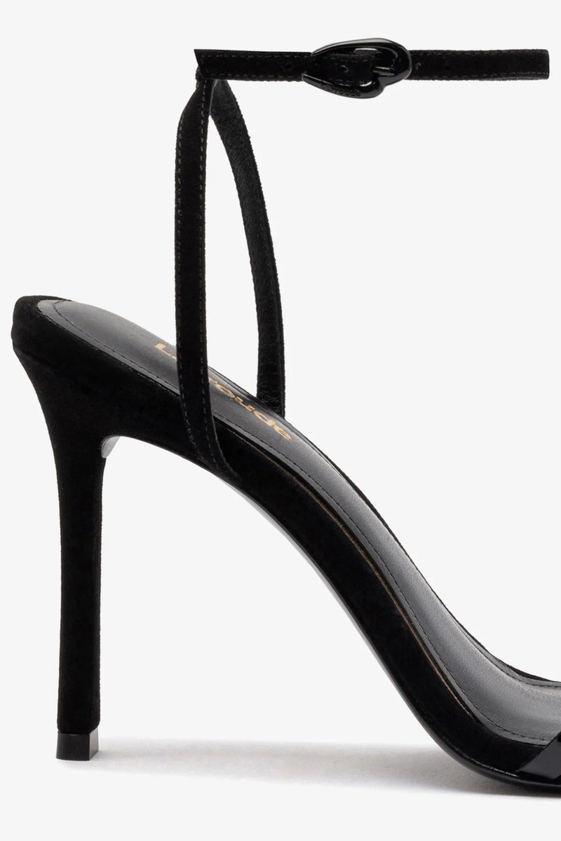 Vesper Sandal In Black Suede 5