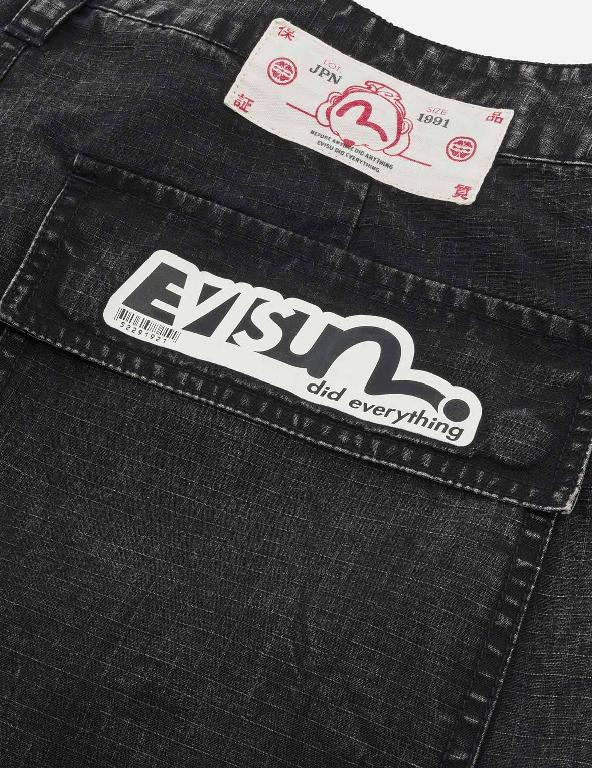 Seagull and Kamon Embroidery Straight Fit Woven Joggers - 6