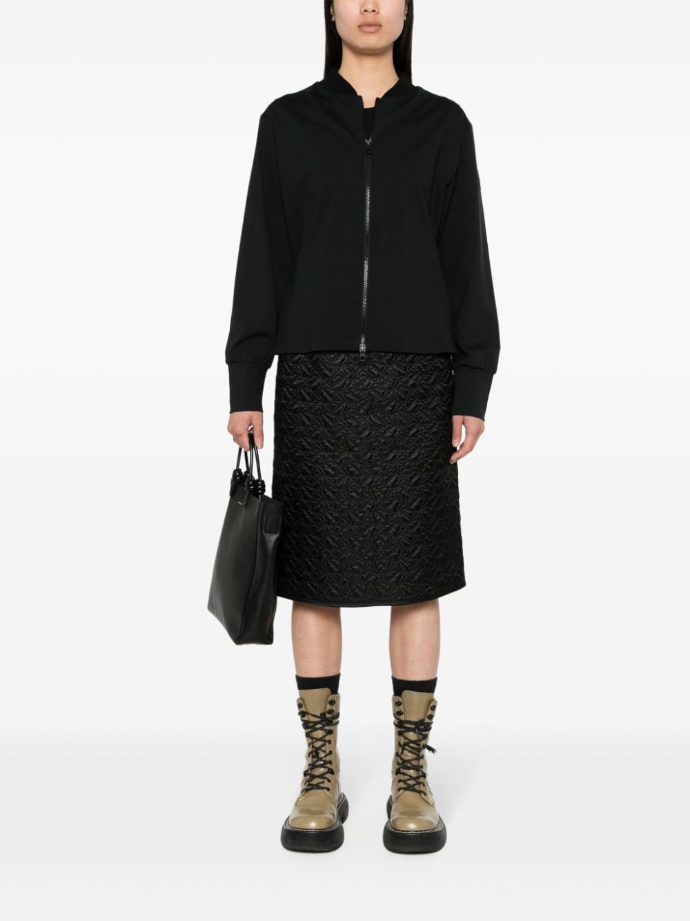 quilted pencil skirt - 2