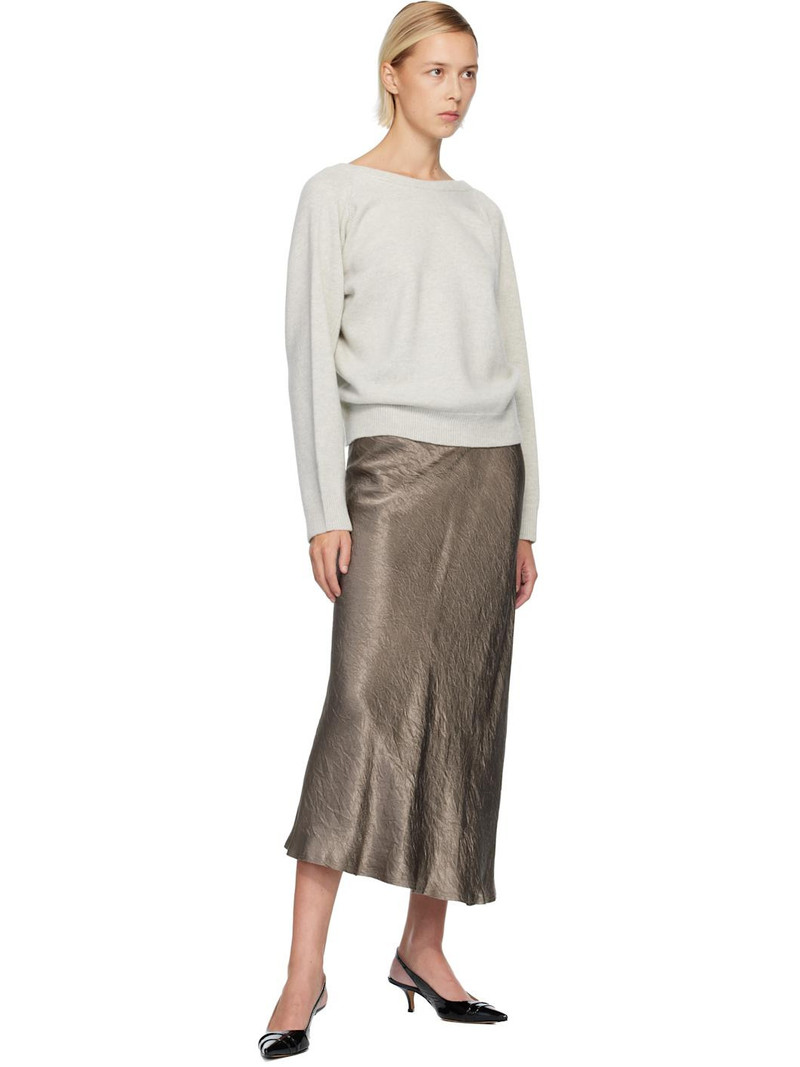 Maison Margiela Gray Wool Knit Sweater outlook