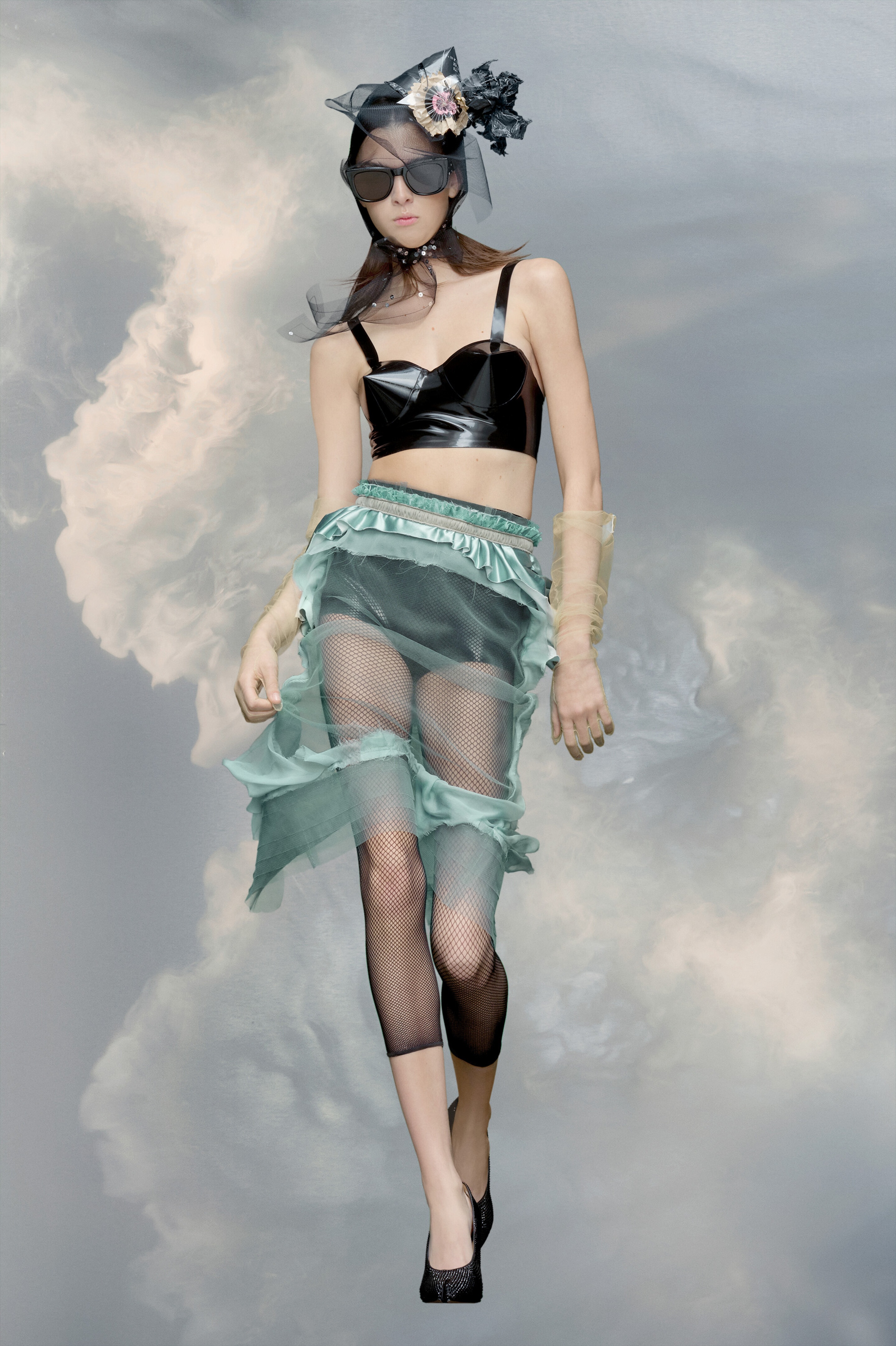 Décortiqué midi skirt - 2