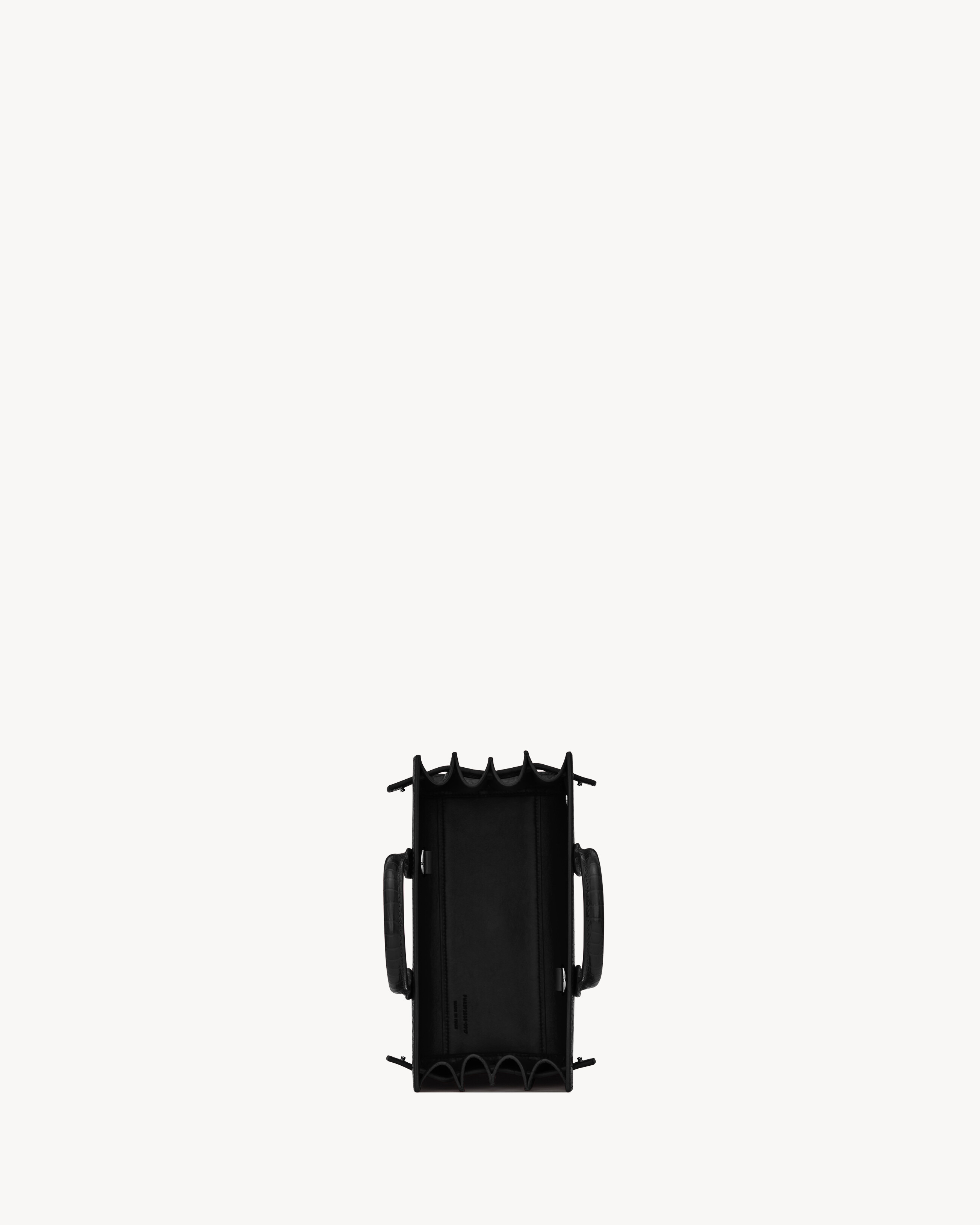 SAC DE JOUR IN CROCODILE EMBOSSED LEATHER - NANO - 4