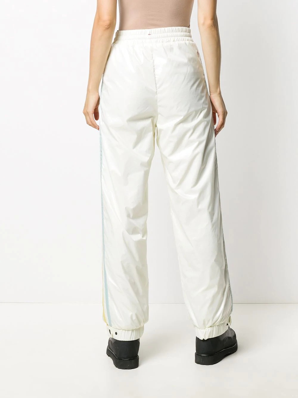 elasticated waist track trousers - 4