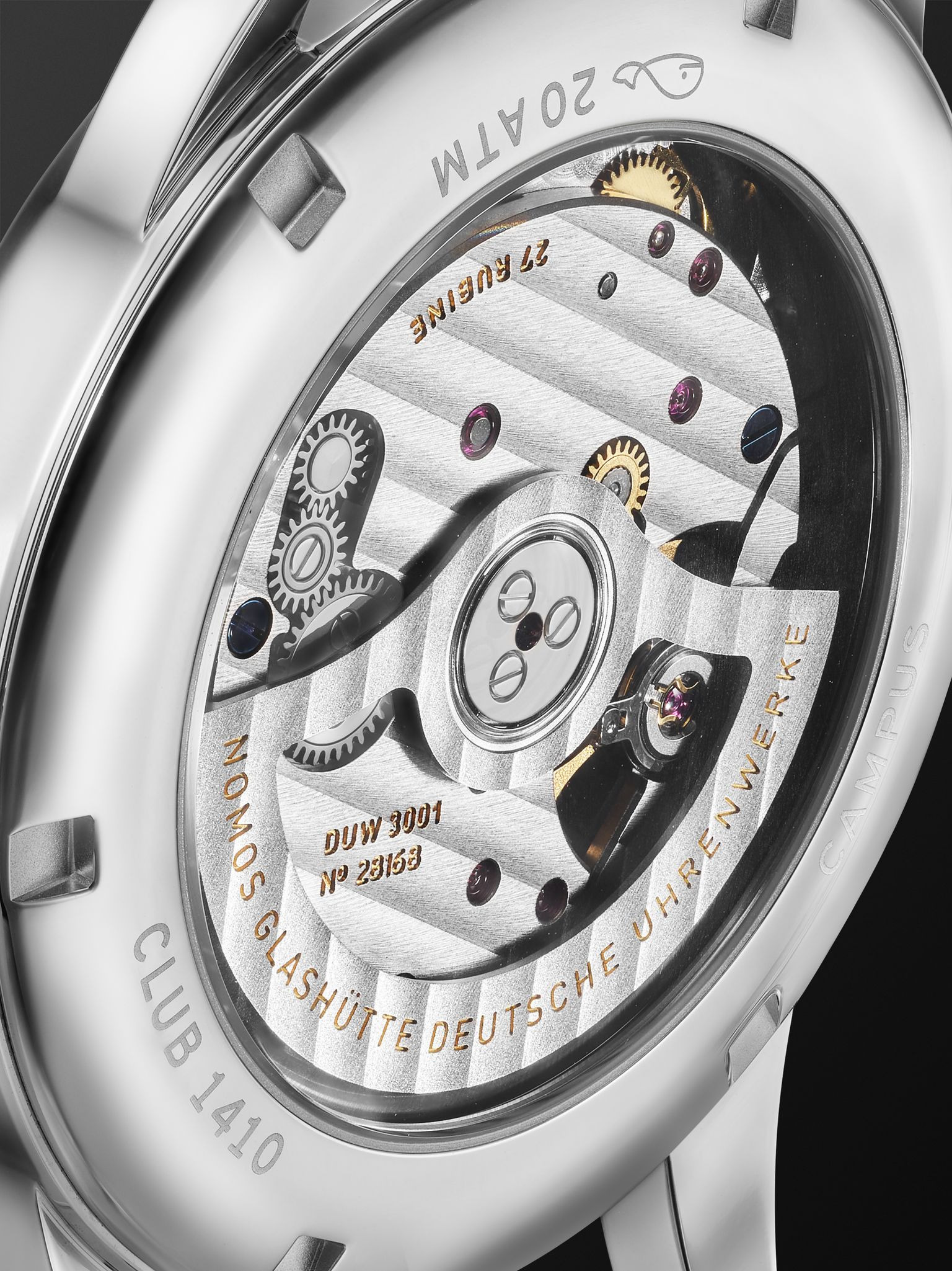 Club Campus Neomatik Automatic 39.5mm Stainless Steel Watch, Ref. No. 766 White - 3