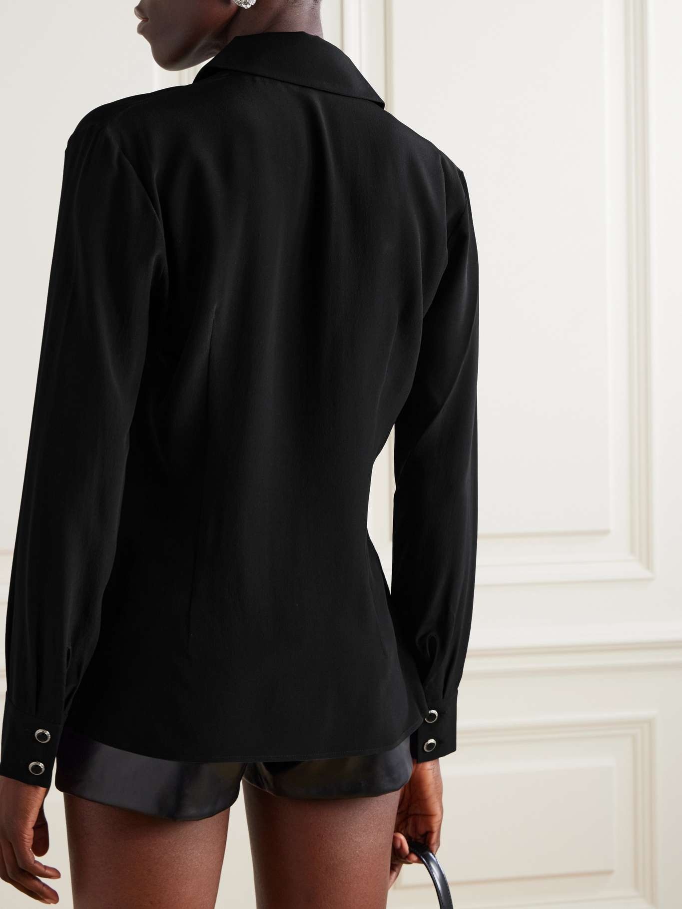 Silk-crepe shirt - 3