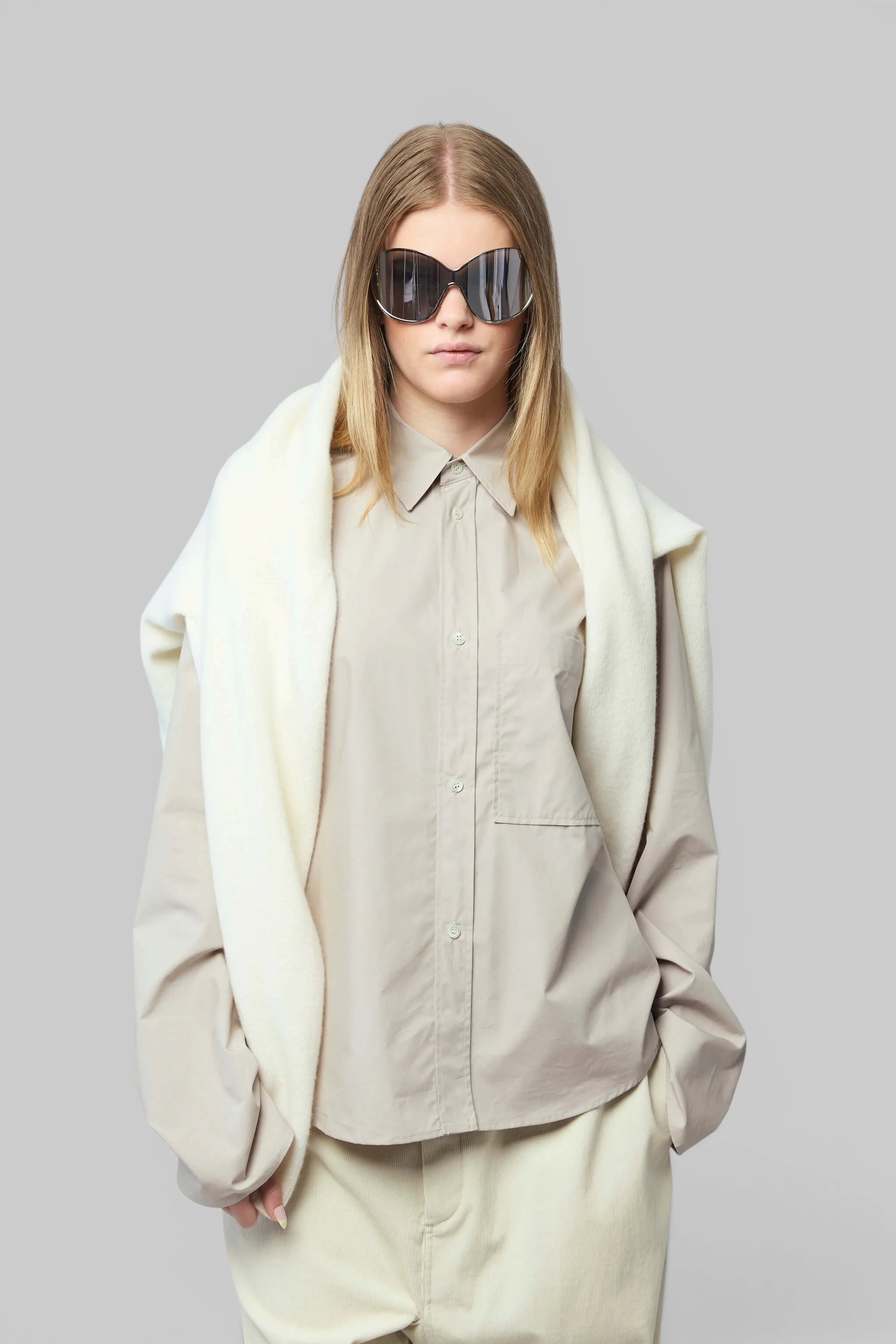 Short Button Down Shirt W Breastpocket - 1