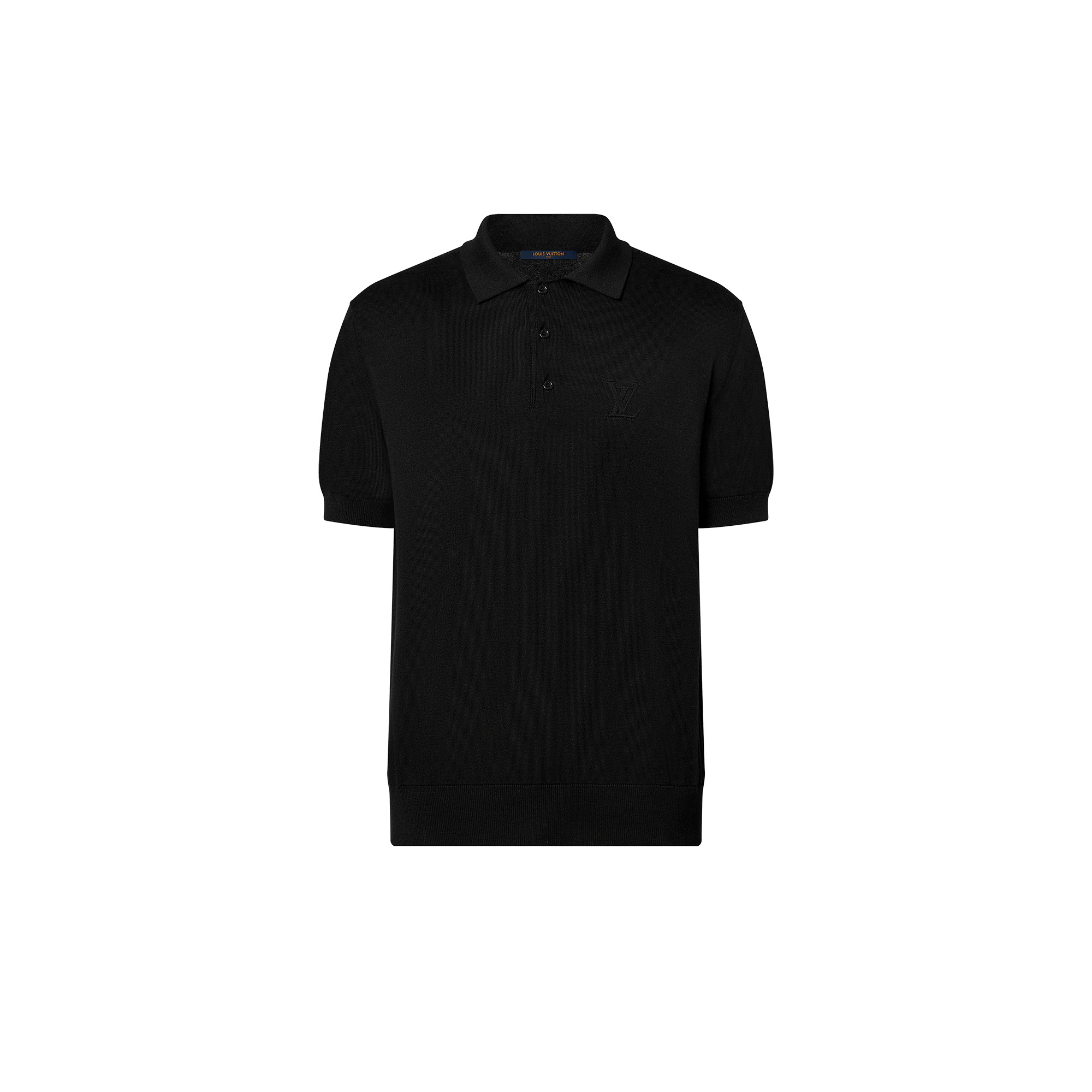 Cashmere And Cotton Blend Short-Sleeved Polo - 1