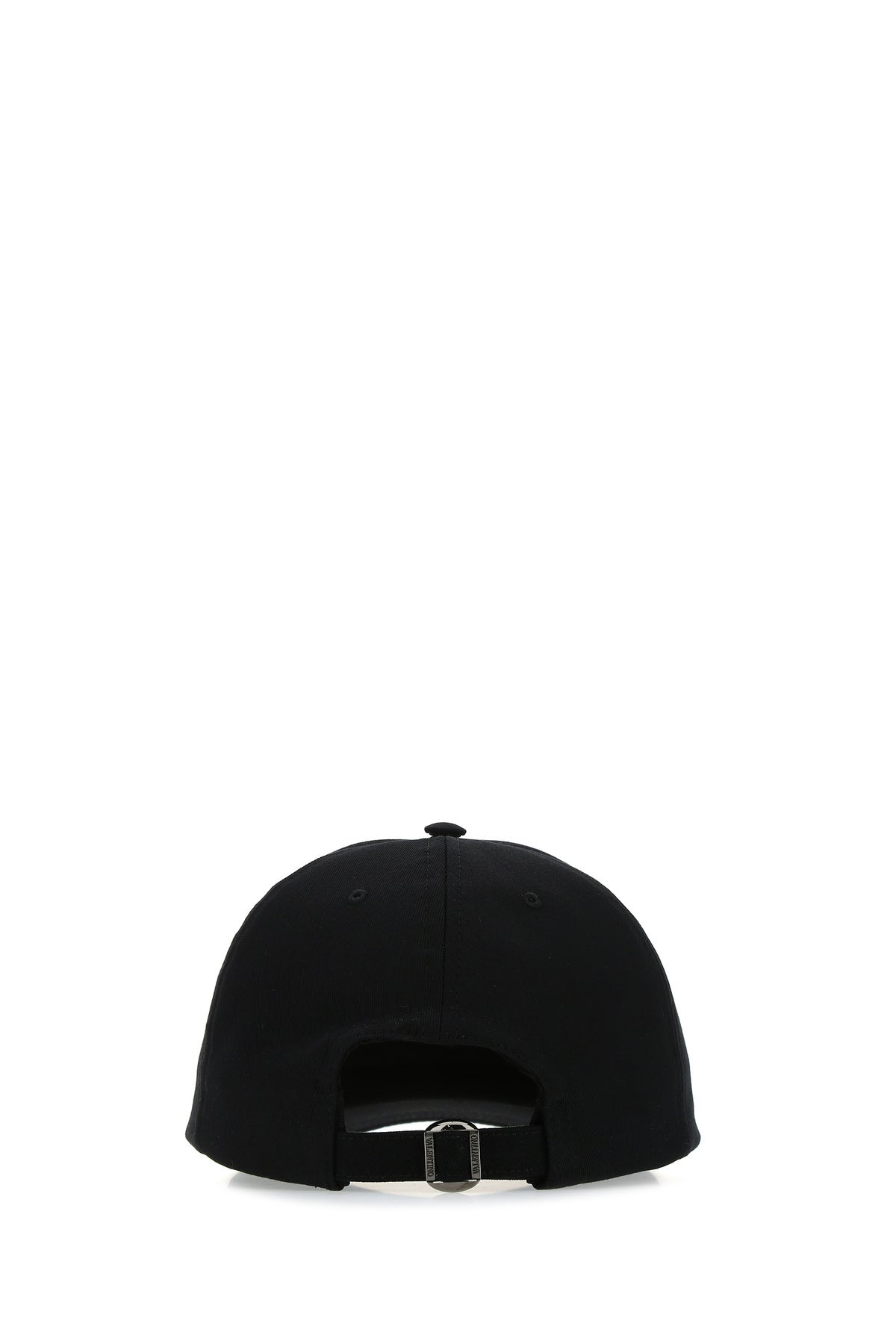 Black gabardine baseball cap - 3