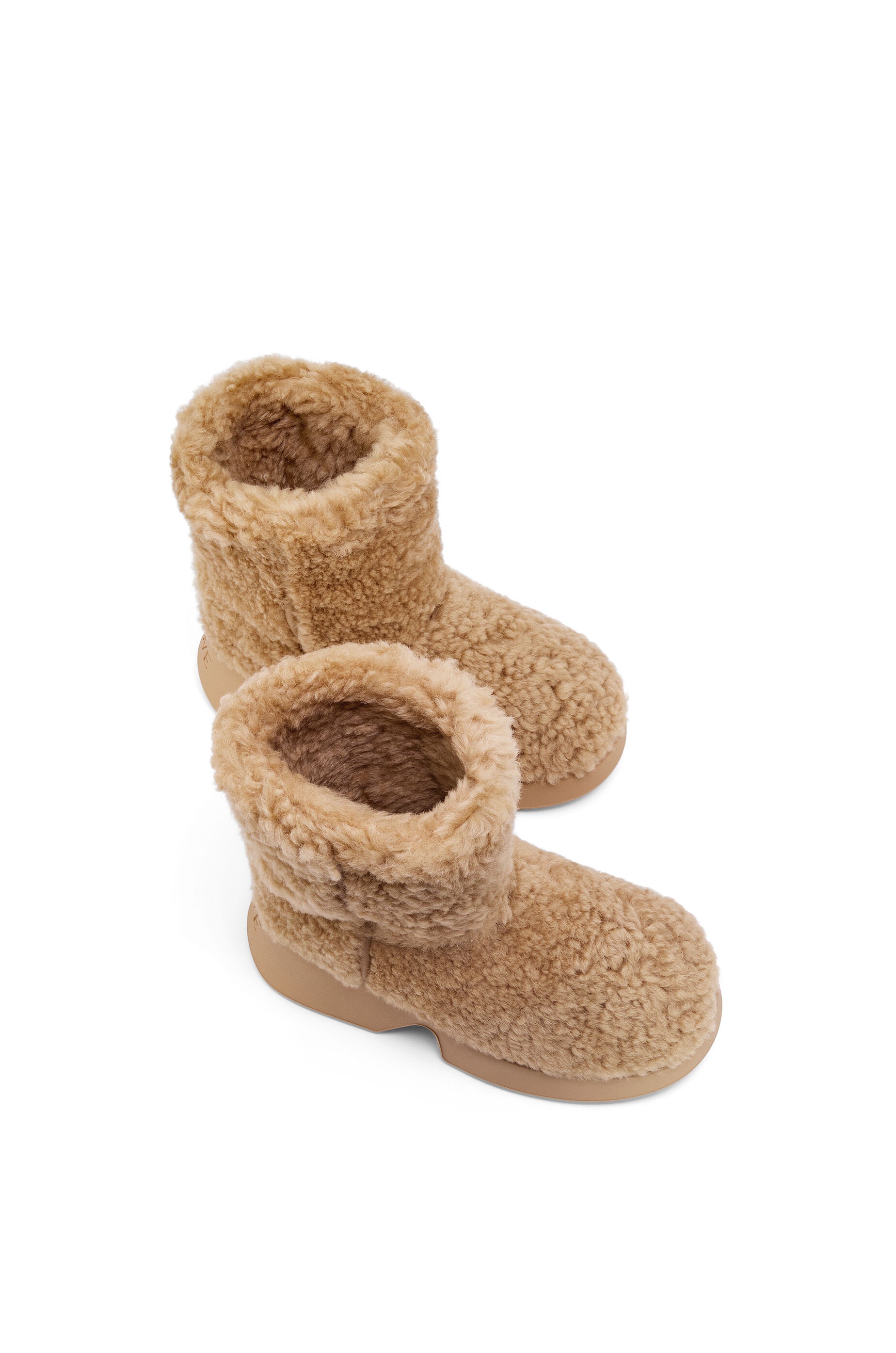 Wedge boot in shearling - 3