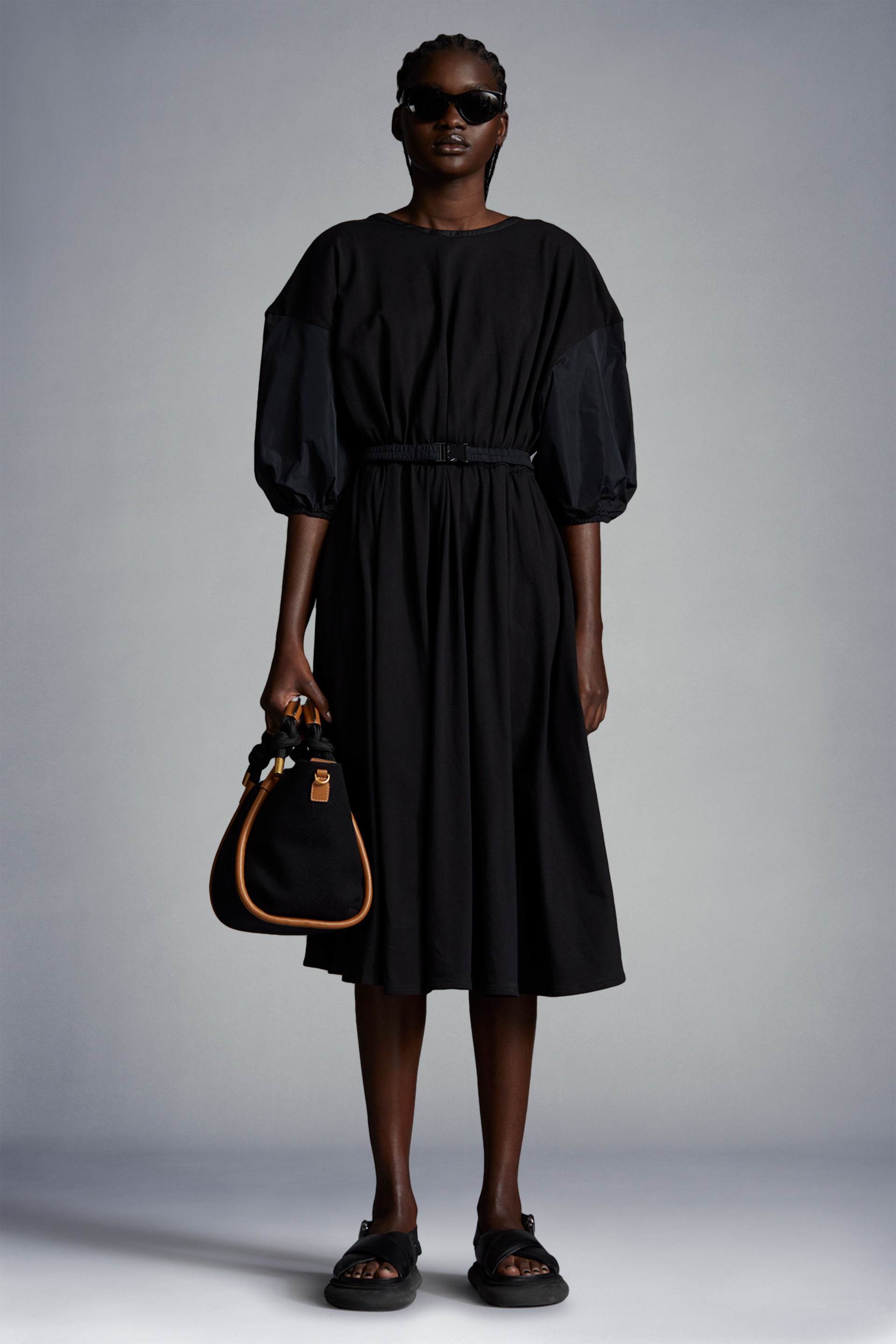 Belted Midi Dress - 2