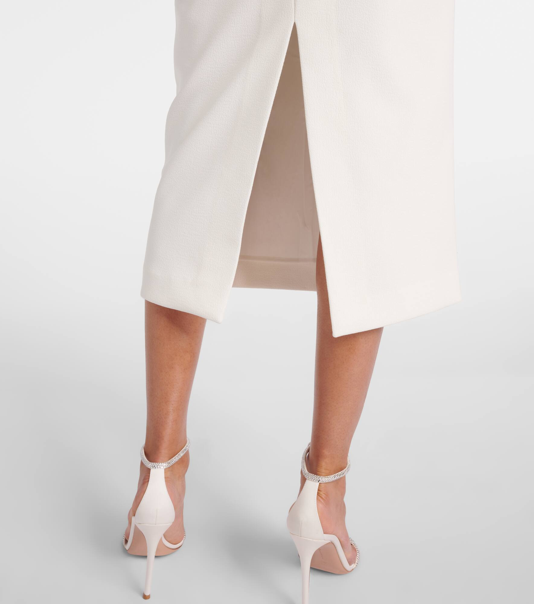 Bridal off-shoulder minidress - 5