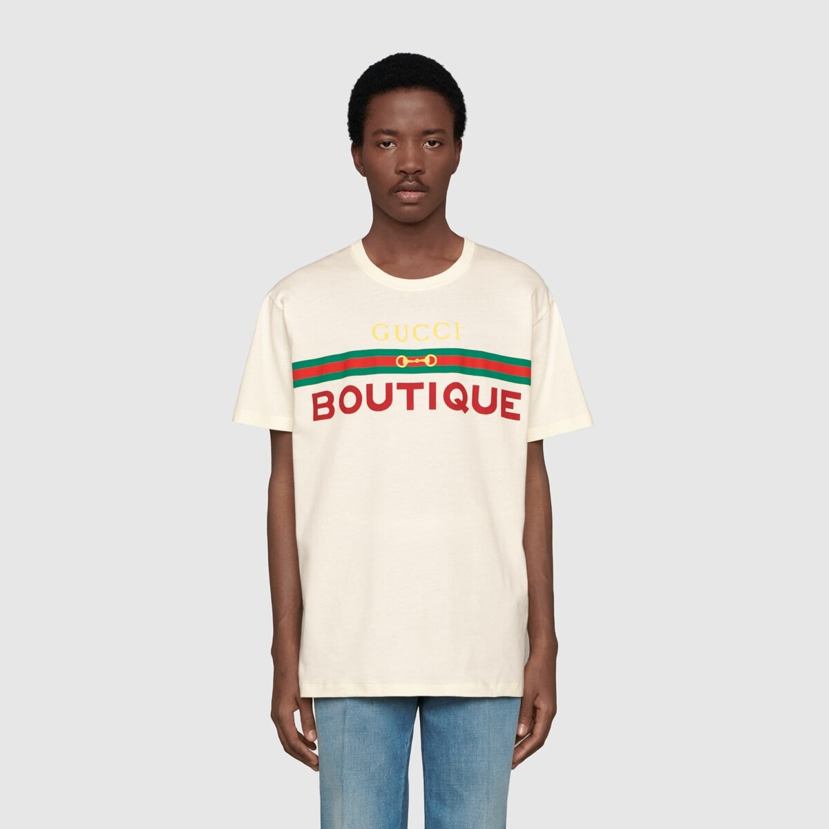 Gucci Boutique print T-shirt - 6