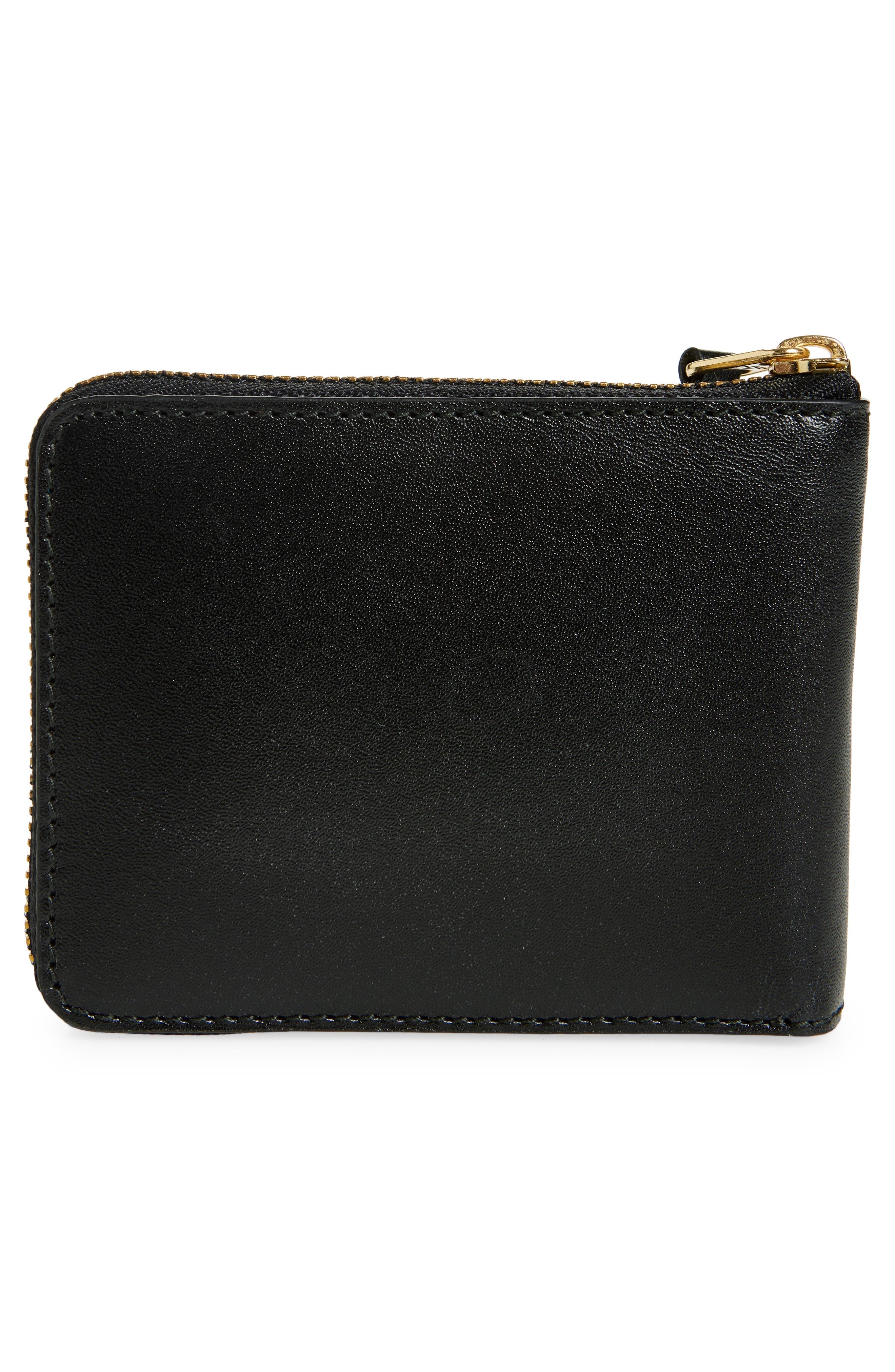 Comme des Garçons Leather Wallet in Black at Nordstrom - 4