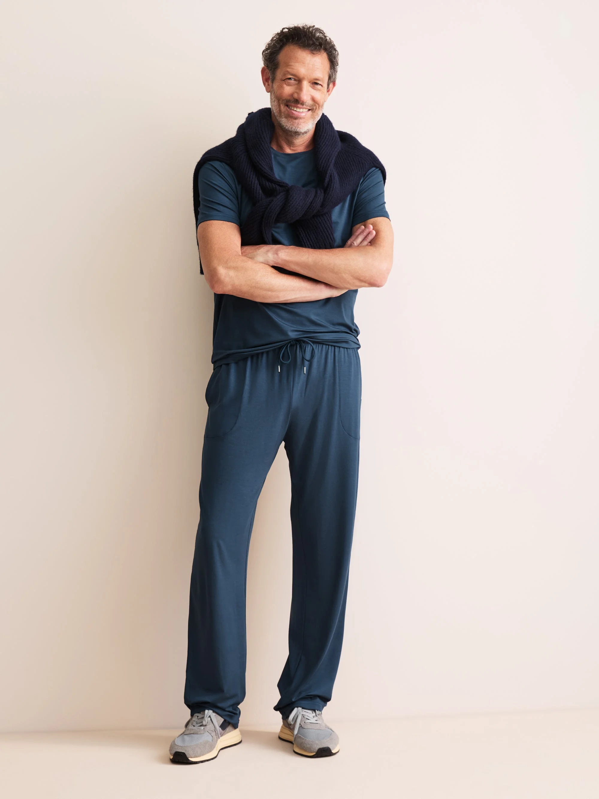 Basel Micro Modal Lounge Pants Ocean Blue - 1
