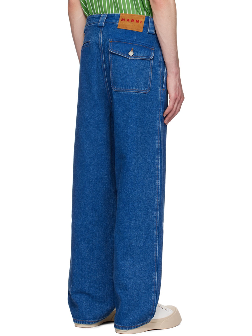 Blue Coated Jeans - 3