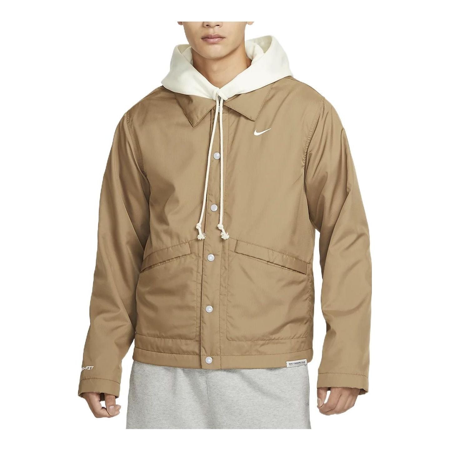 Nike Standard Issue Therma-FIT Jacket 'Beige' FB1833-258 - 1