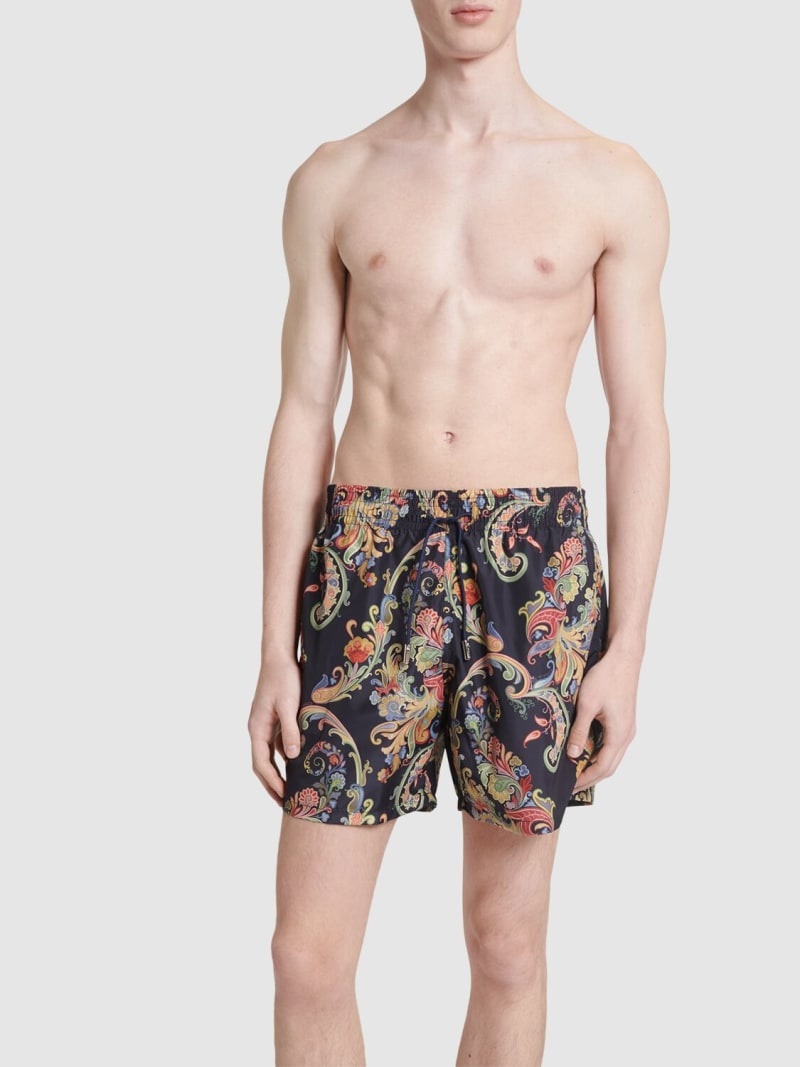 Printed swim shorts - 2