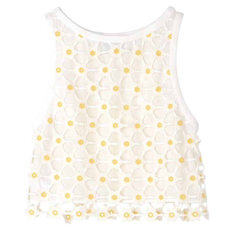 Top White - Macramé 1