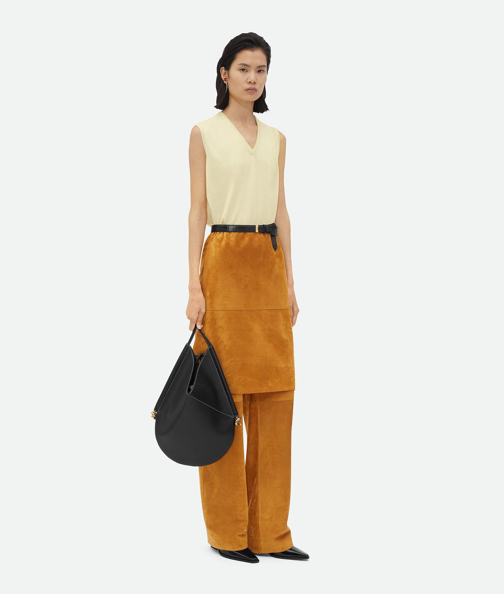 Suede Leather Trousers - 4