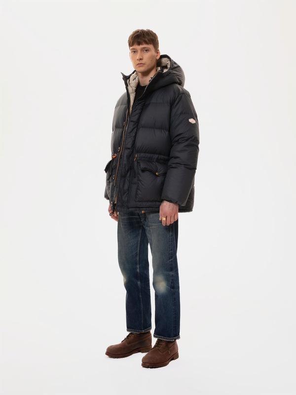 Bryan Puffer Jacket Navy - 4