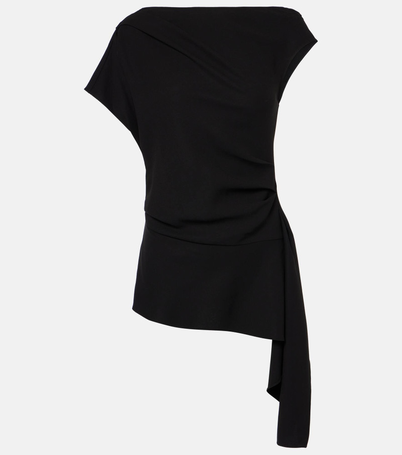Saskia draped off-shoulder top - 1