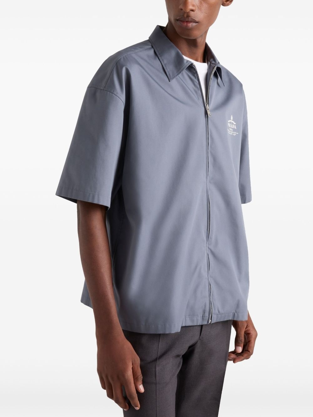logo-print shirt - 4