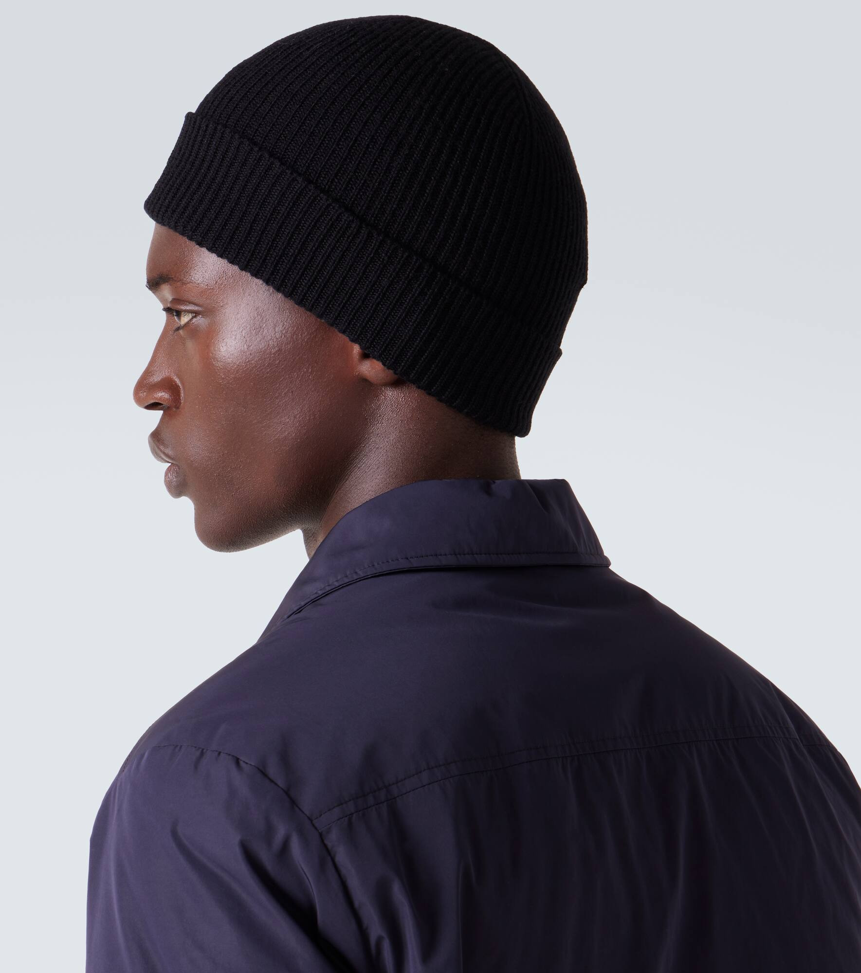 Ribbed-knit wool beanie - 3