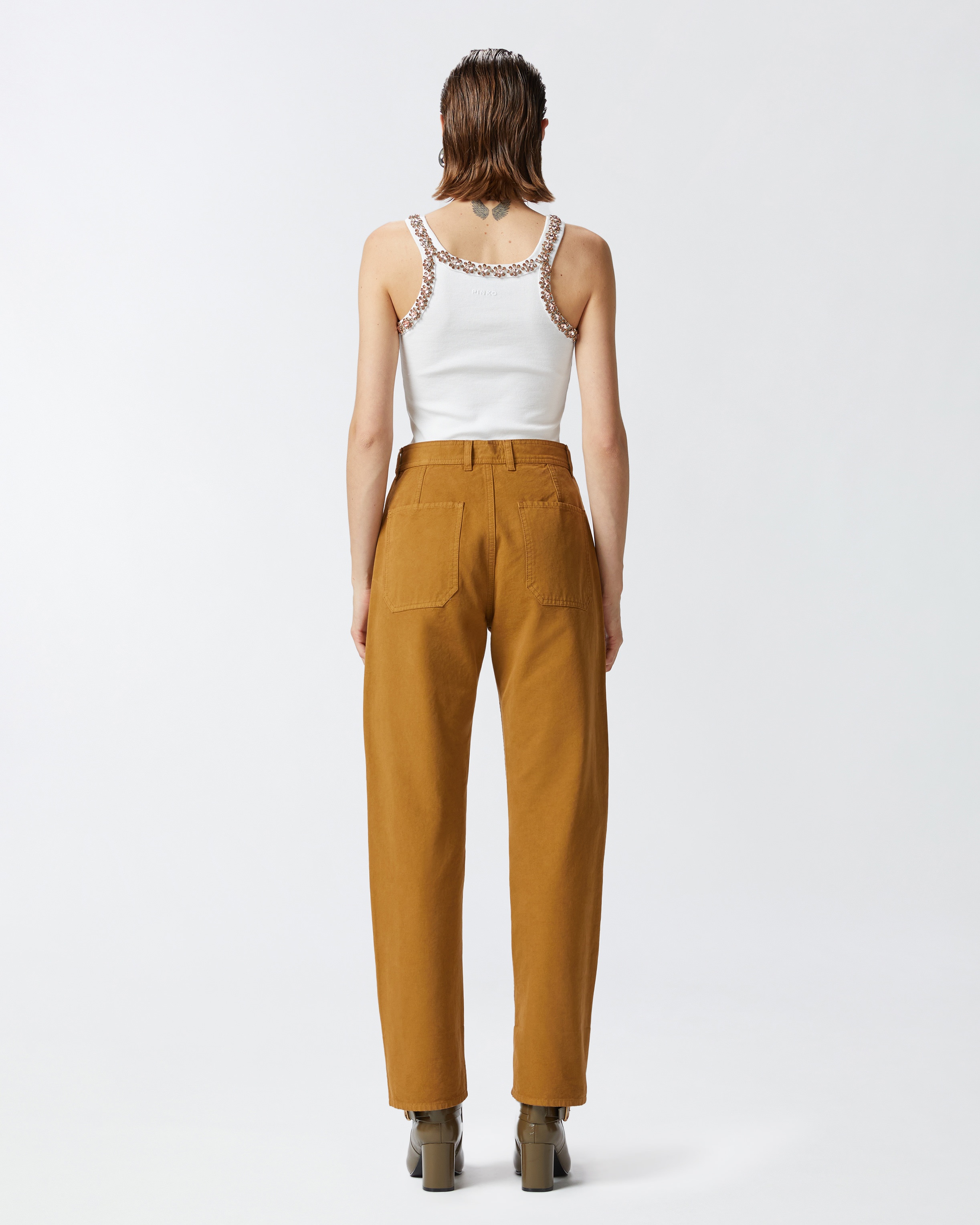 CANVAS WORKWEAR TROUSERS - 4