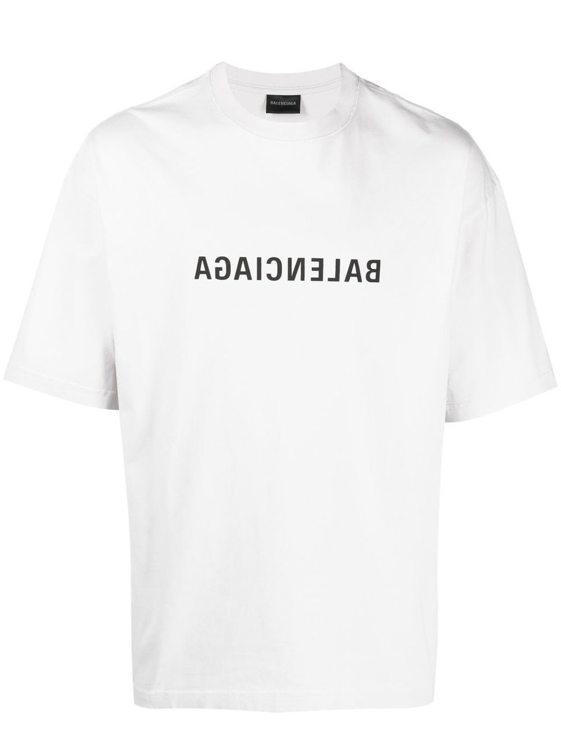 logo-print T-shirt - 1